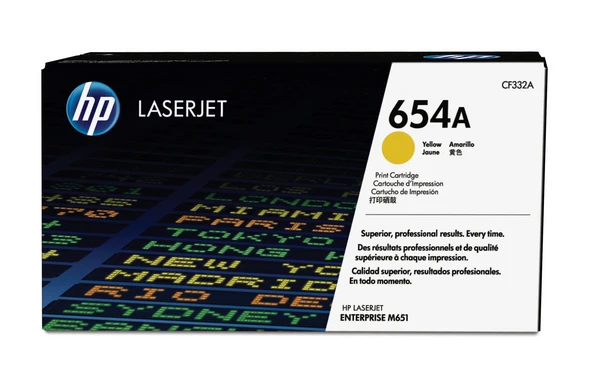 HP Toner-Kartusche gelb (CF332A, 654A)