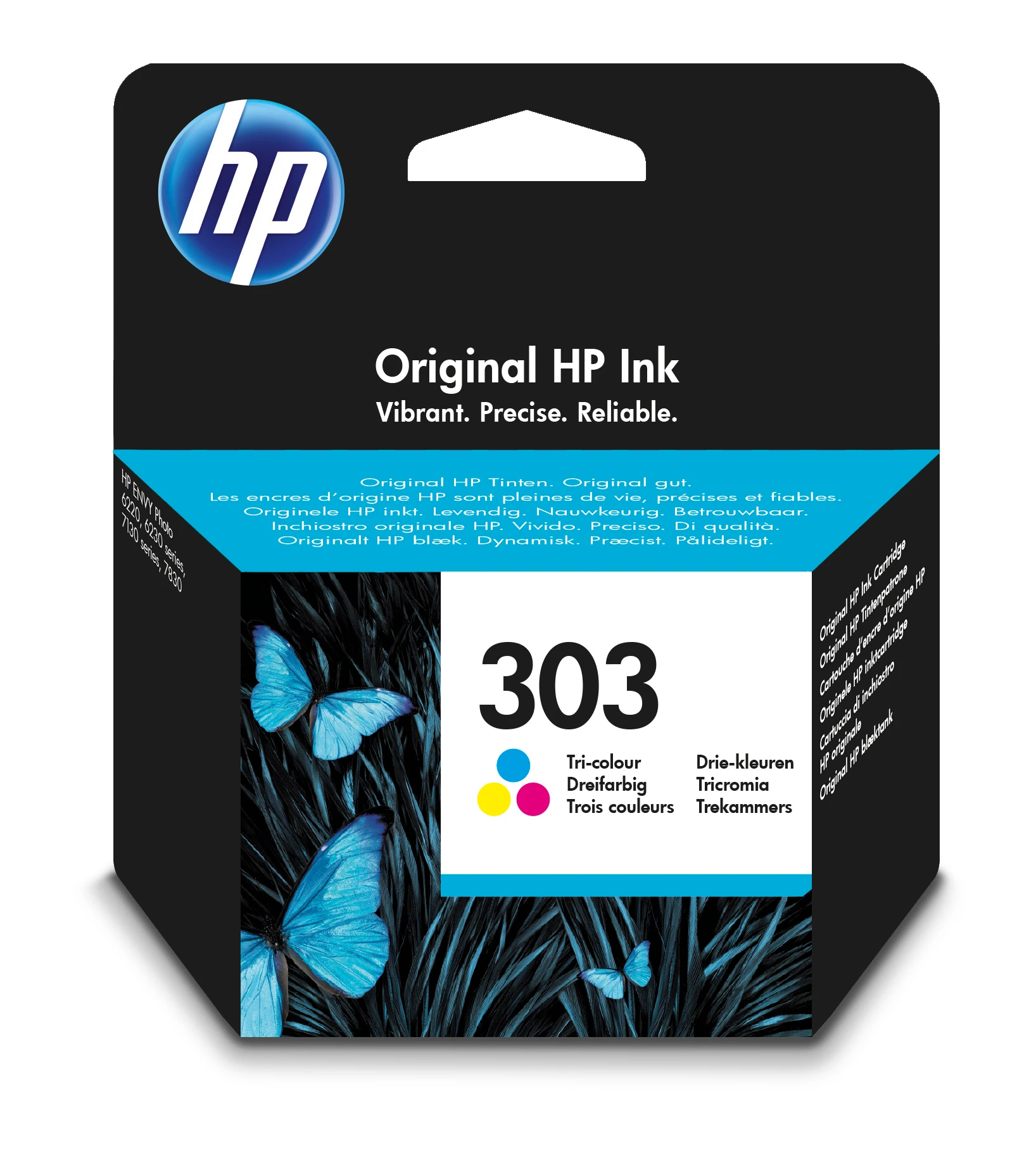 HP Tintendruckkopf cyan/magenta/gelb (T6N01AE#UUS, 303)