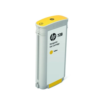 HP Tintenpatrone gelb HC (F9J65A, 728)