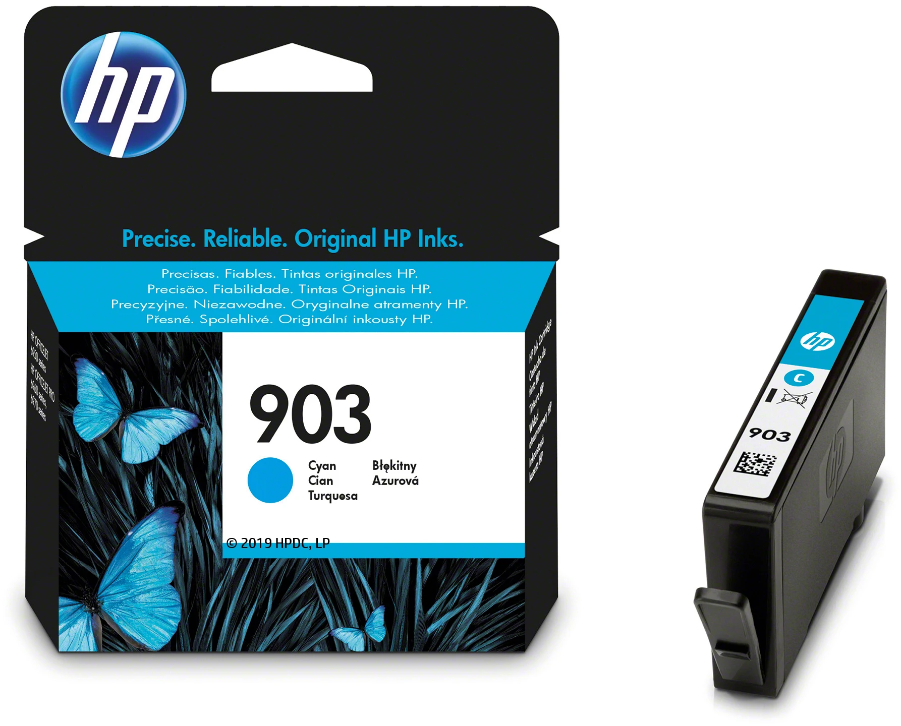 HP Tintenpatrone cyan (T6L87AE, 903)