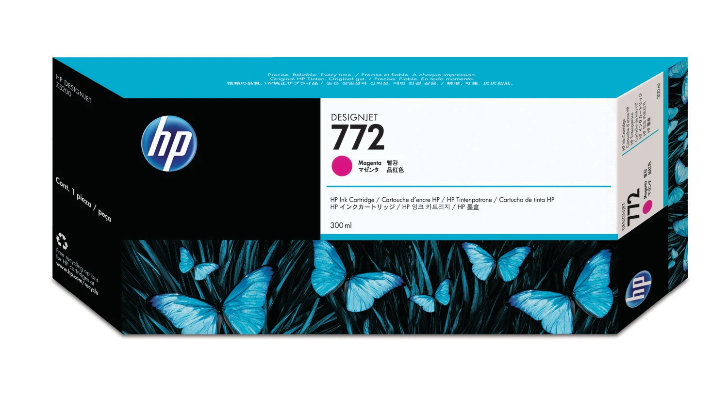 HP Tintendruckkopf magenta (CN629A, 772)