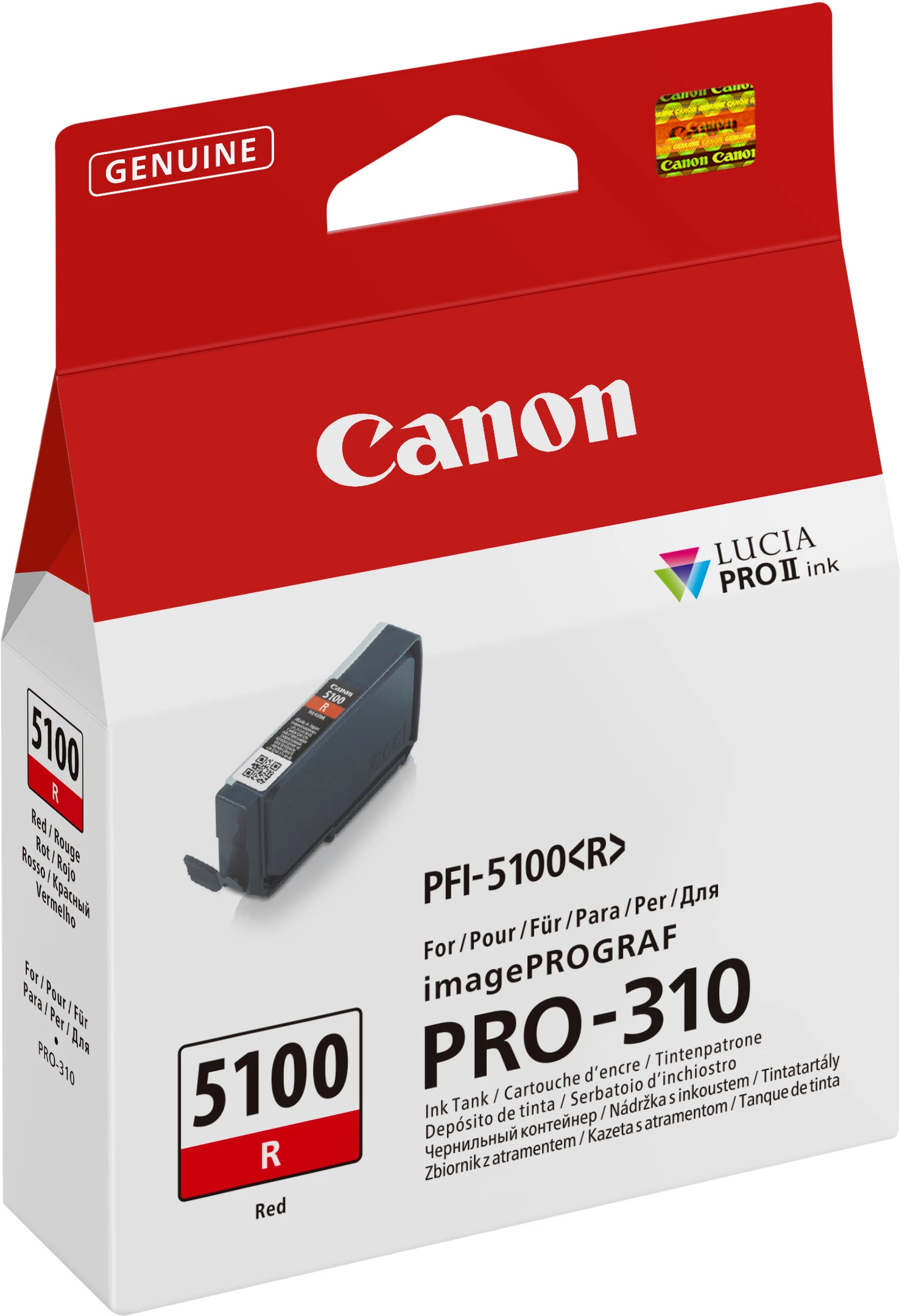 Canon Tintenpatrone rot (6958C001, PFI-5100R)