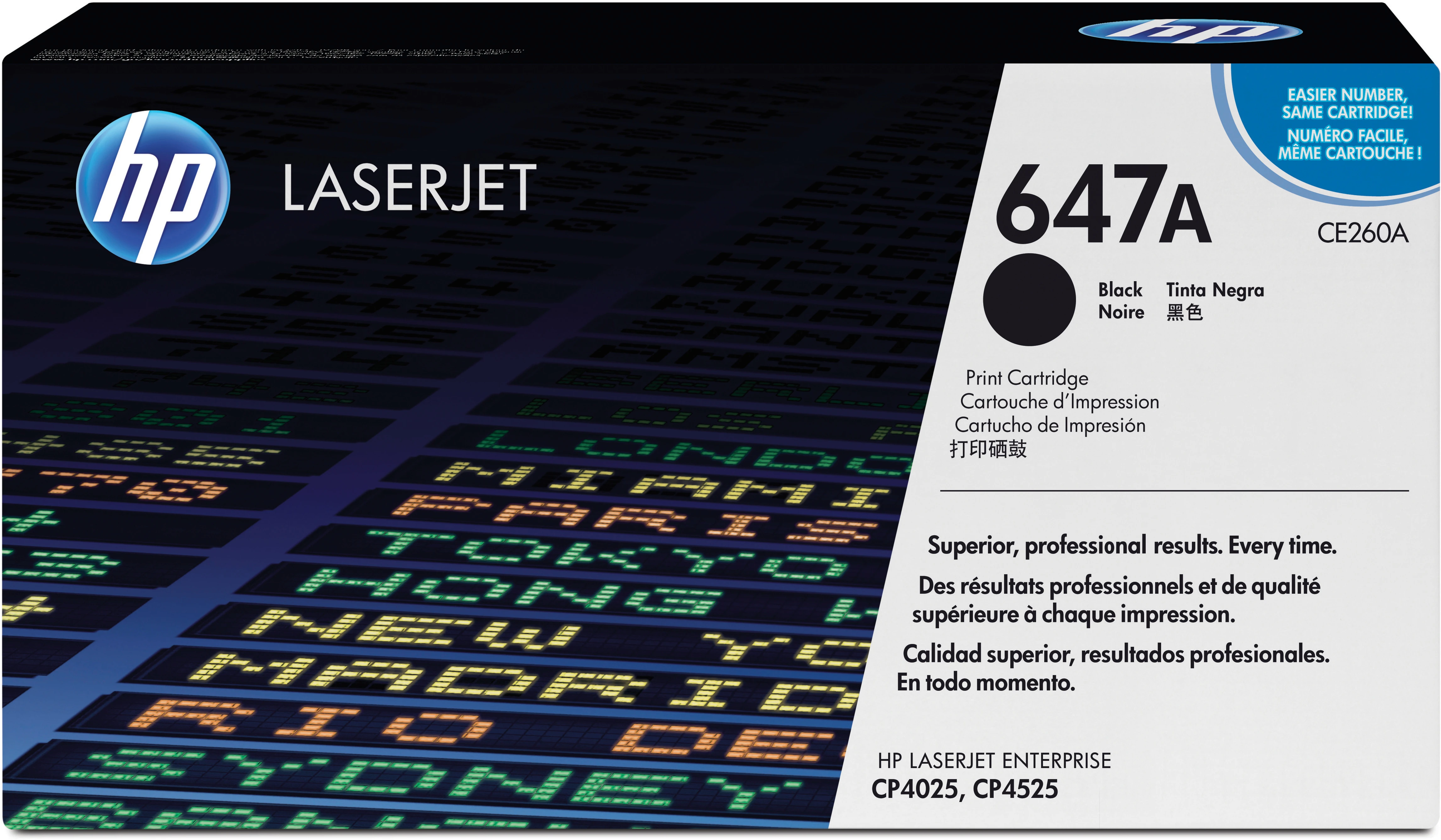 HP Toner-Kartusche schwarz (CE260A, 647A)