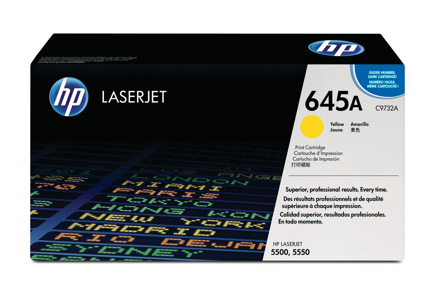 HP Toner-Kartusche gelb (C9732A, 645A)