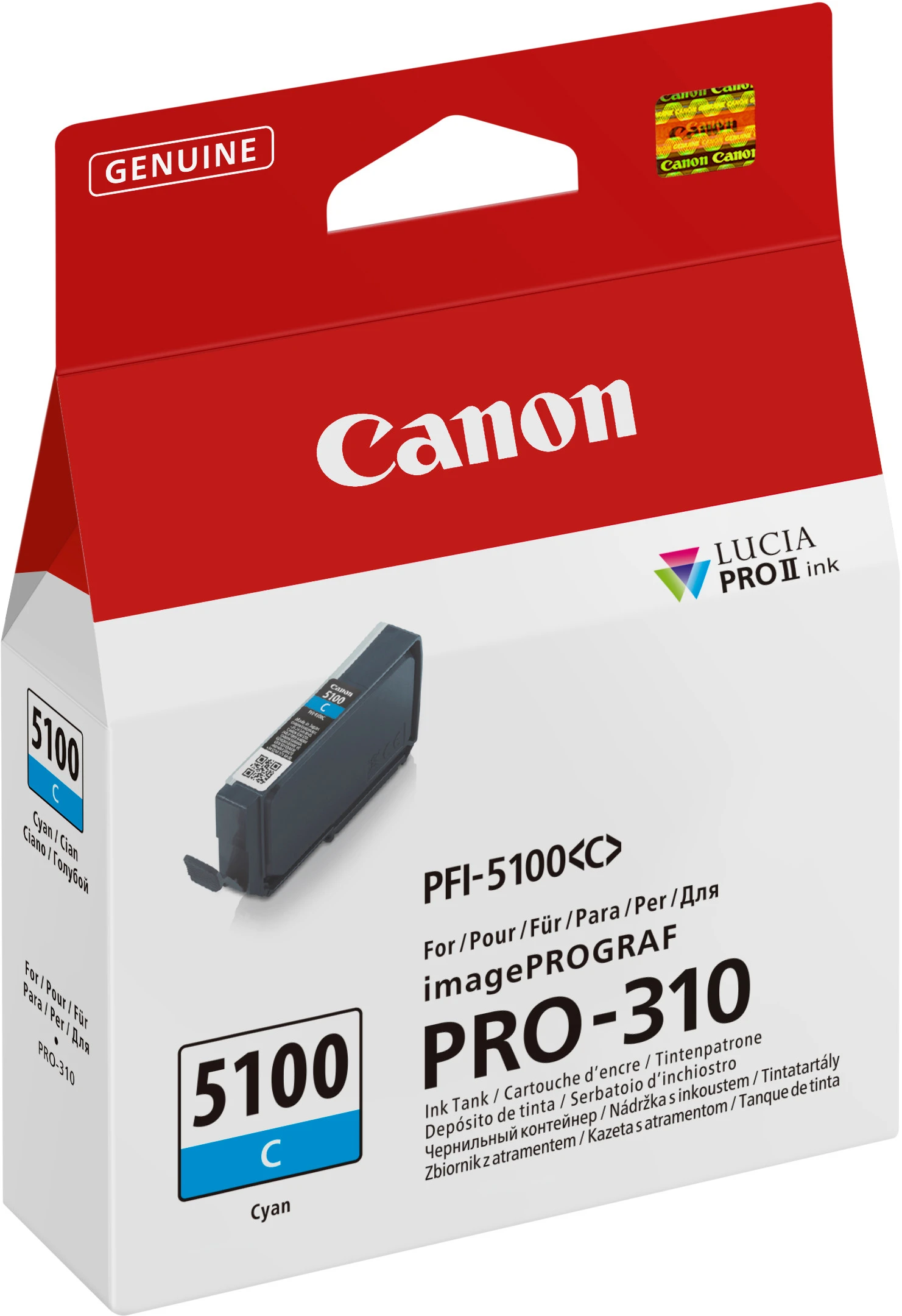 Canon Tintenpatrone cyan (6953C001, PFI-5100C)