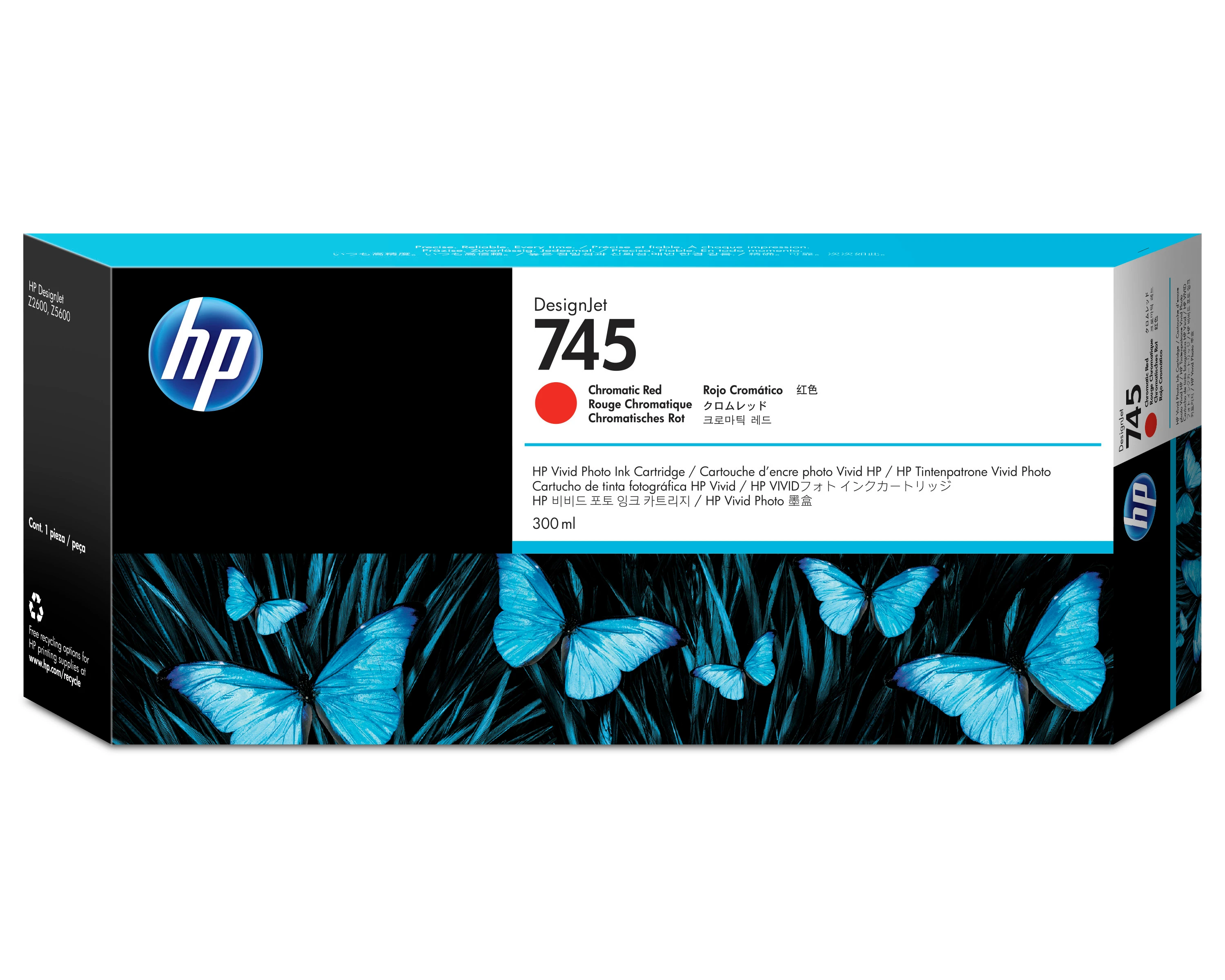 HP Tintendruckkopf chromatic rot HC (F9K06A, 745)
