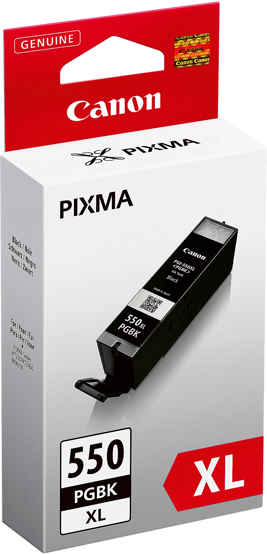 Canon Tintenpatrone pigment schwarz (6431B001, PGI-550PGBKXL)