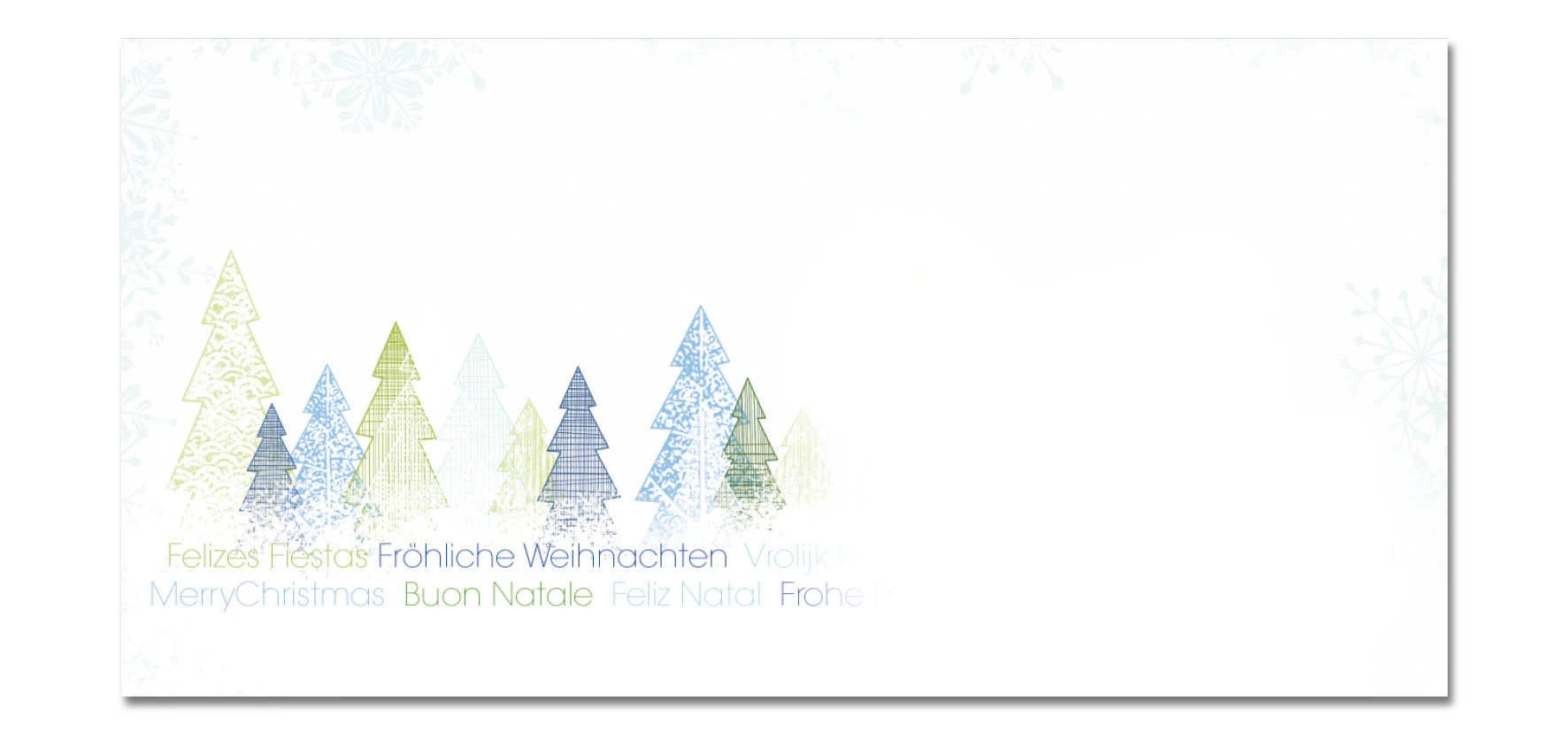 SIGEL Couvert Weihnachten C6/5 DU090 90g, Trees 25 Stück