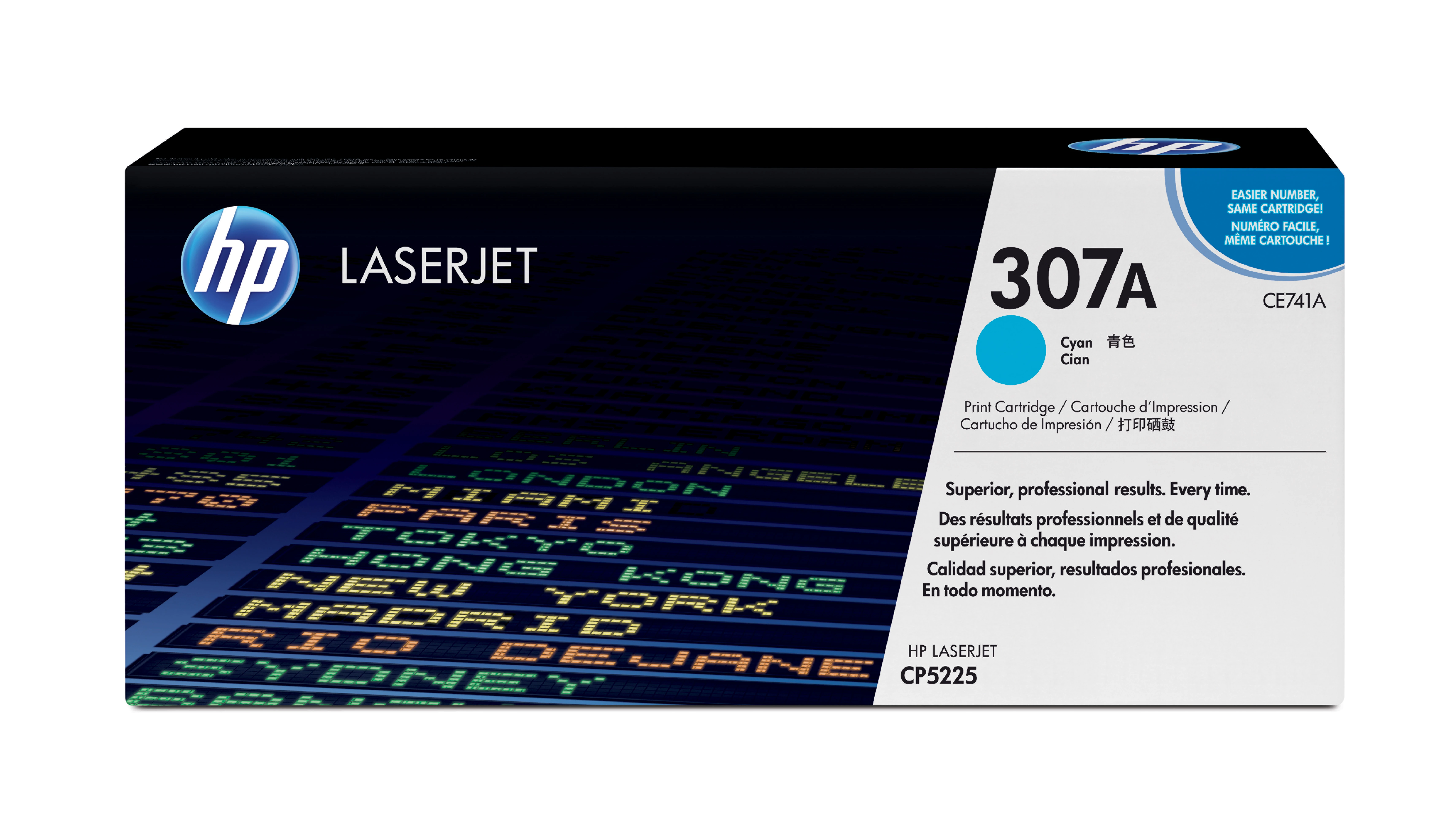 HP Toner-Kartusche cyan (CE741A, 307A)