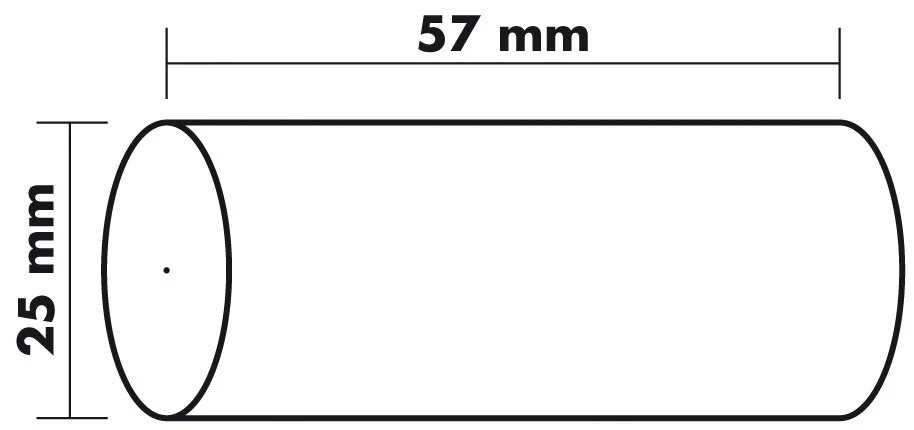 EXACOMPTA Rollen Offset Papier 10 Stk. 41806E 57x25mmx6.5m für Kasse
