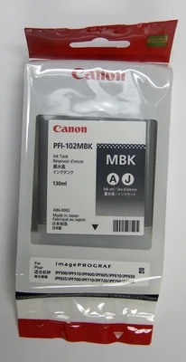 Canon Tintenpatrone photo schwarz matt (0894B001AA, PFI-102MBK)