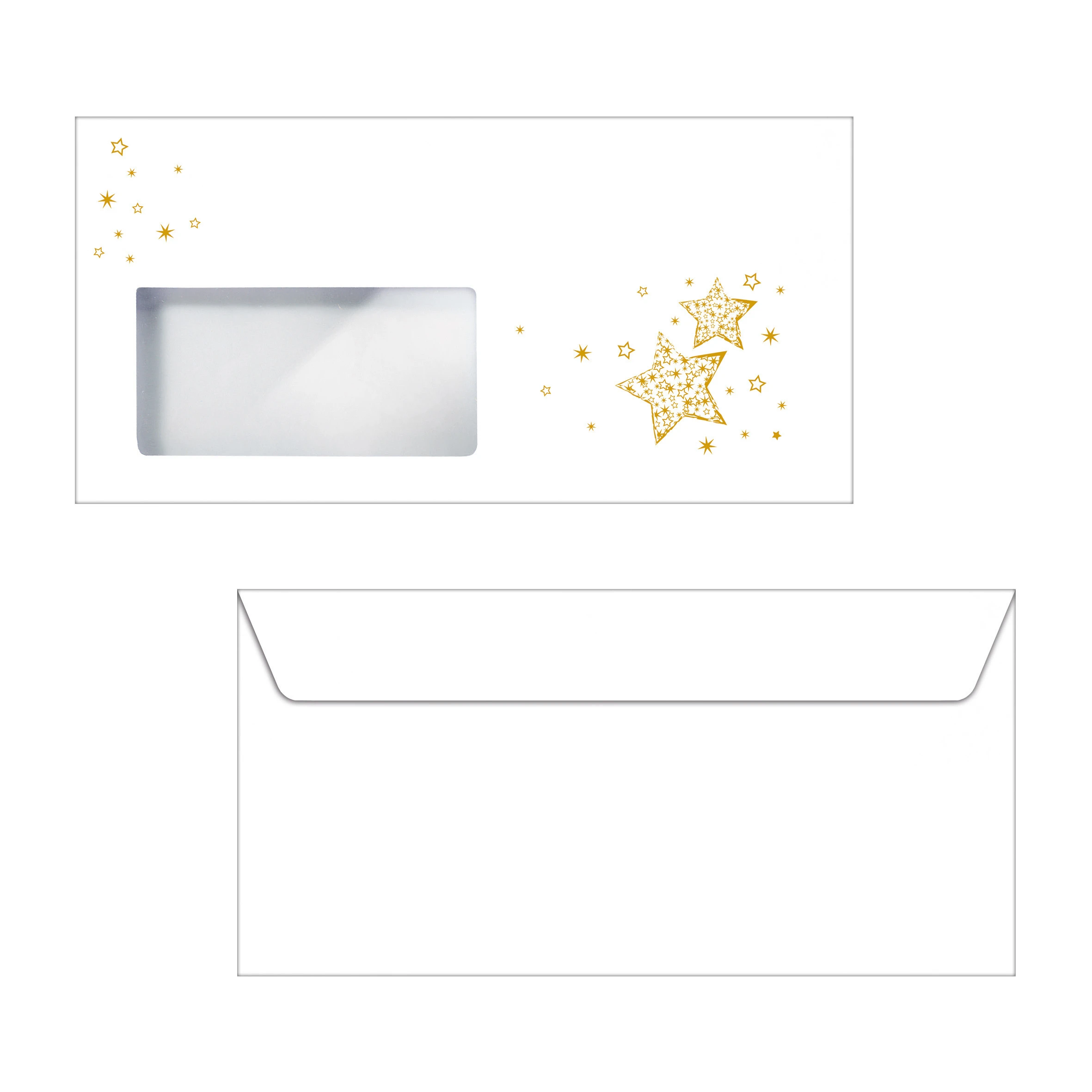 SIGEL Couvert Weihnachten C6/5 DU045/W 90g, Golden Glow 50 Stück