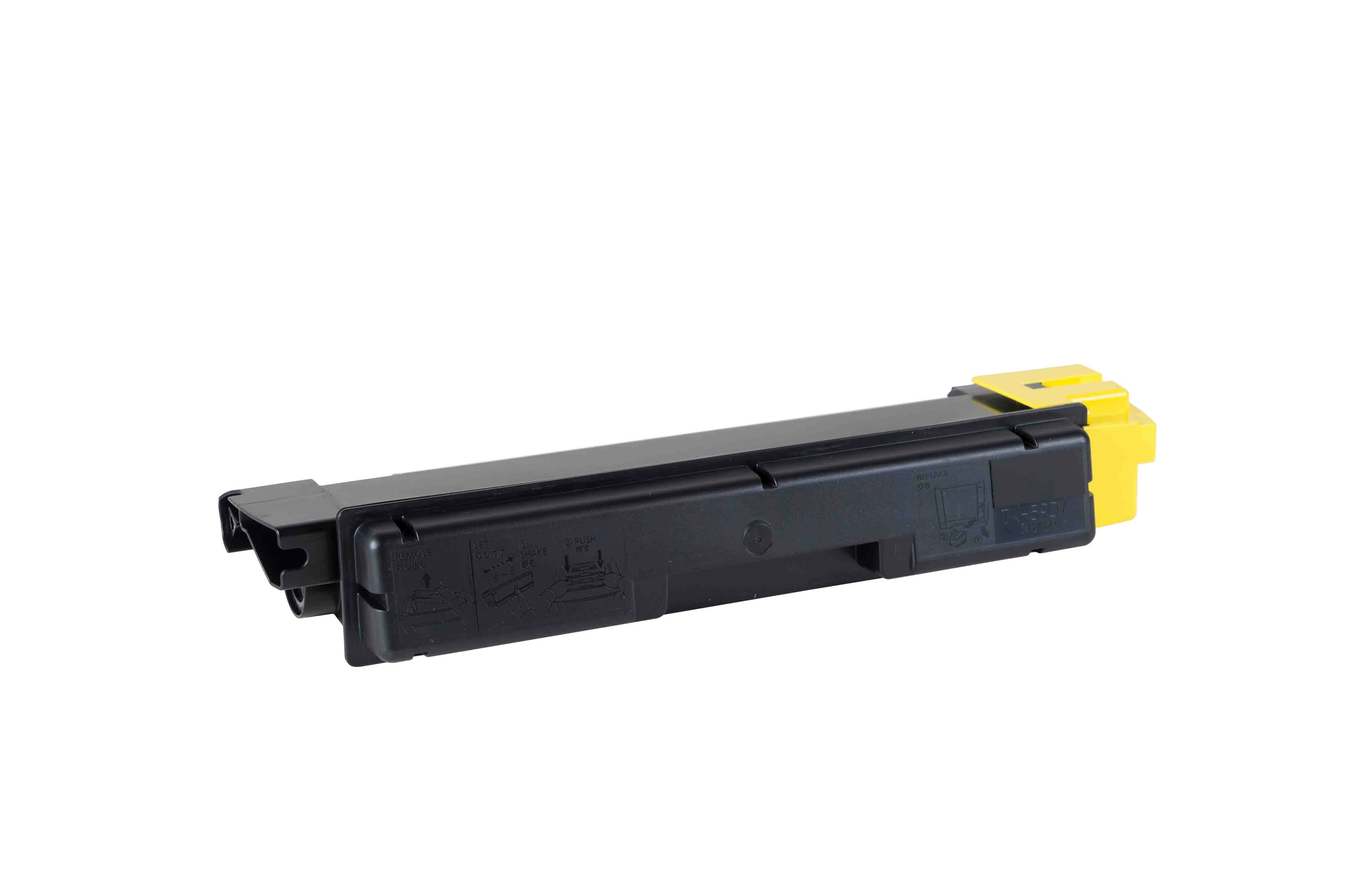 Tonrec Toner-Kit gelb (RMCTK590Y) ersetzt TK-590Y, TK-Y4726