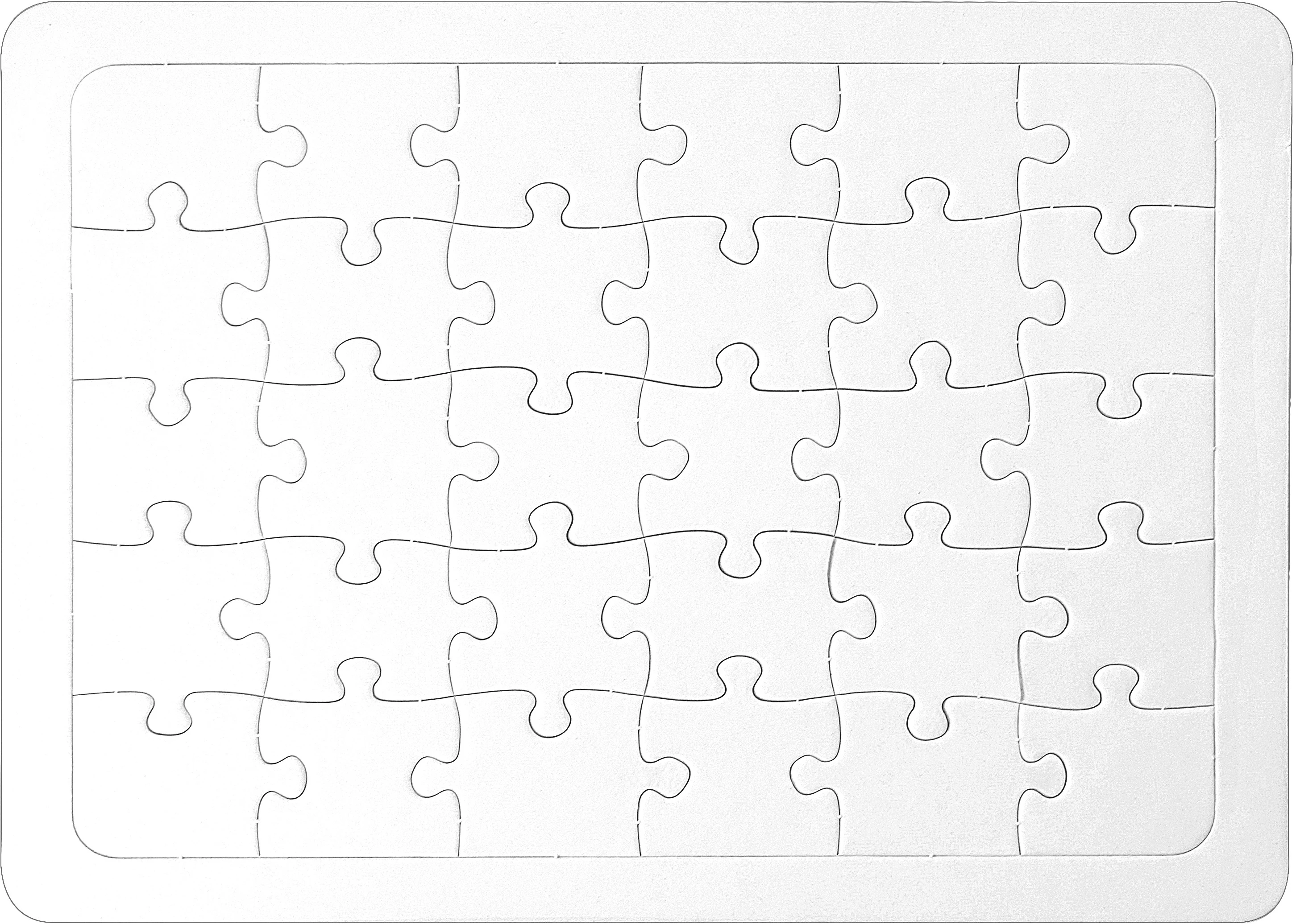 URSUS Blanko-Puzzle 21x29,7cm 8250000 weiss 30 Teile