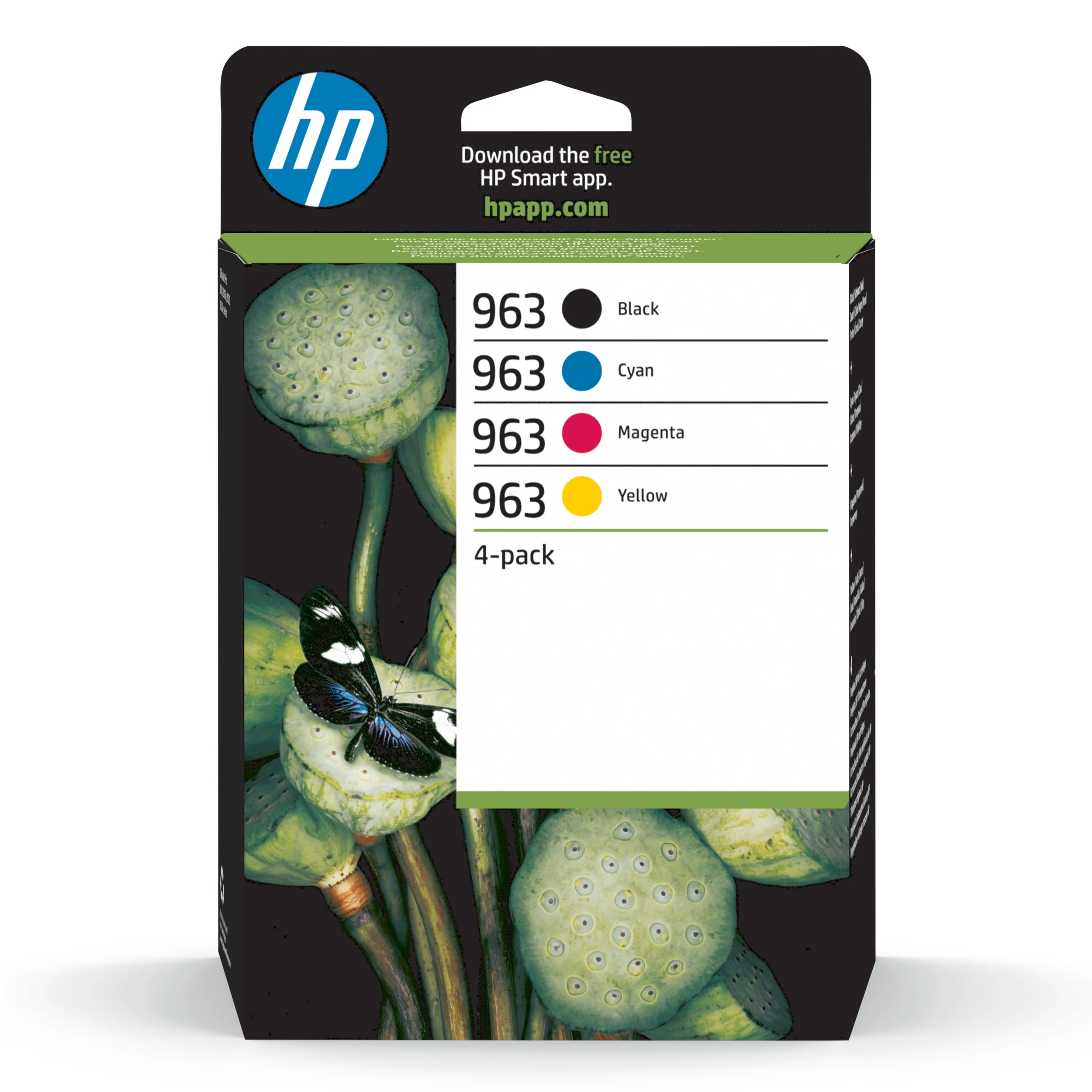 HP Tintendruckkopf gelb, magenta, schwarz, cyan (6ZC70AE, 963)