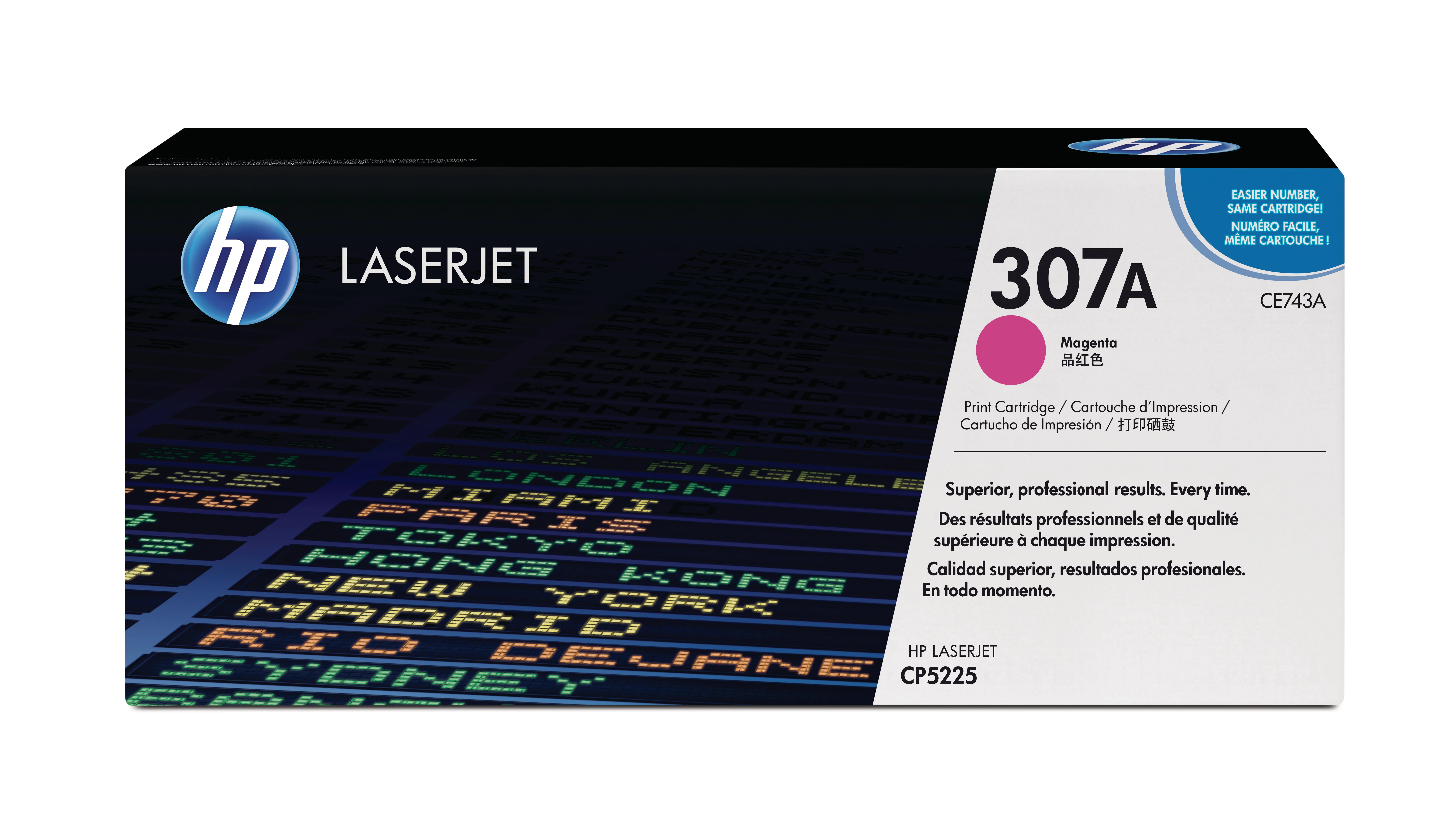 HP Toner-Kartusche magenta (CE743A, 307A)