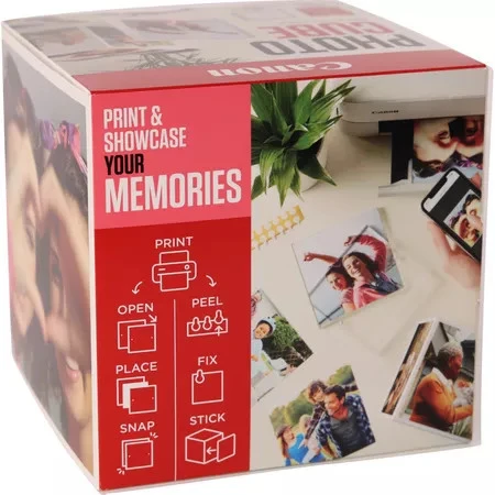 2311B076 CANON Plus Fotopapier 5x5cm 40 Blatt blau weiss PP201 glaenzend