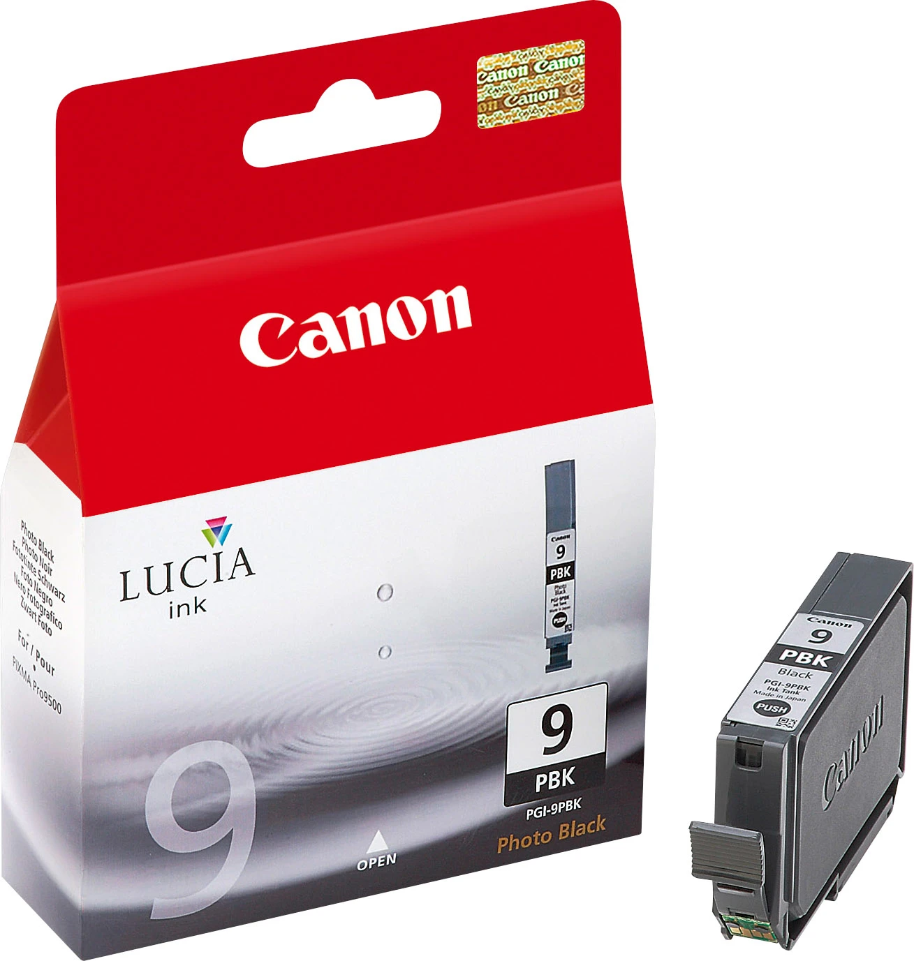 Canon Tintenpatrone photo schwarz (1034B001, PGI-9PBK)