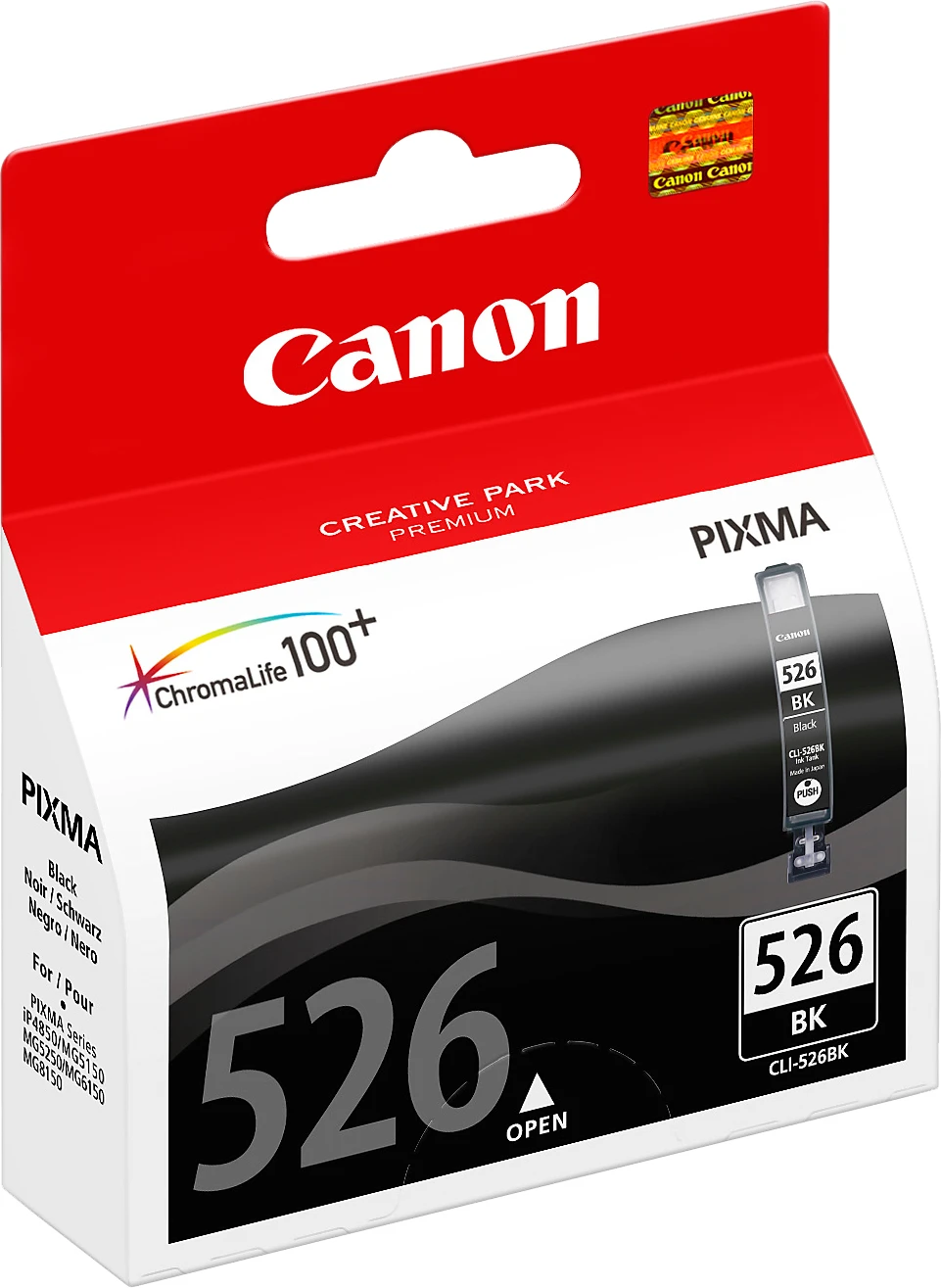 Canon Tintenpatrone schwarz (4540B001, CLI-526BK)