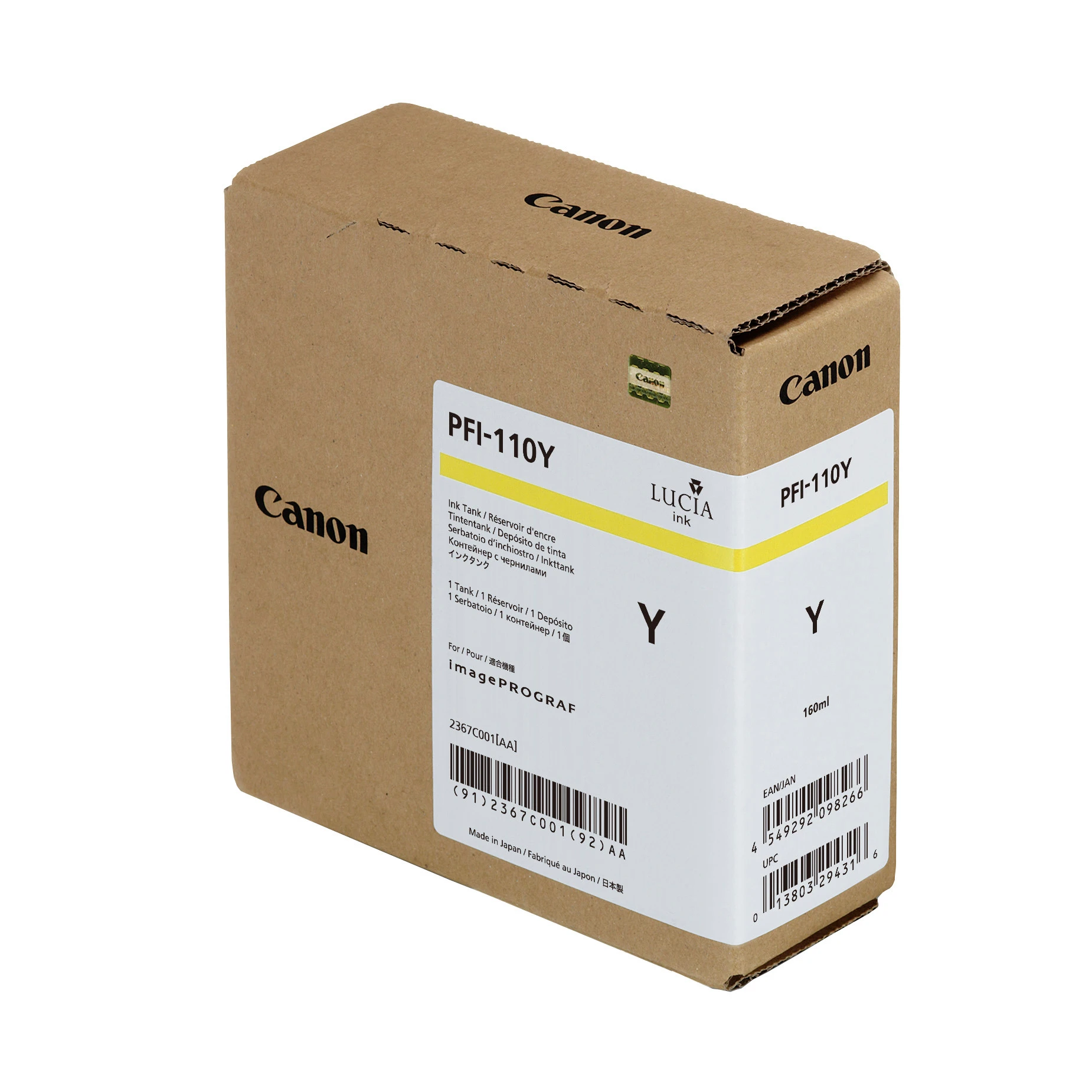 Canon Tintenpatrone gelb (2367C001AA, PFI-110Y)