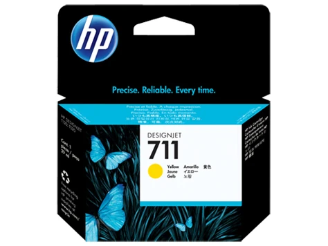HP Tintenpatrone gelb (CZ132A, 711)