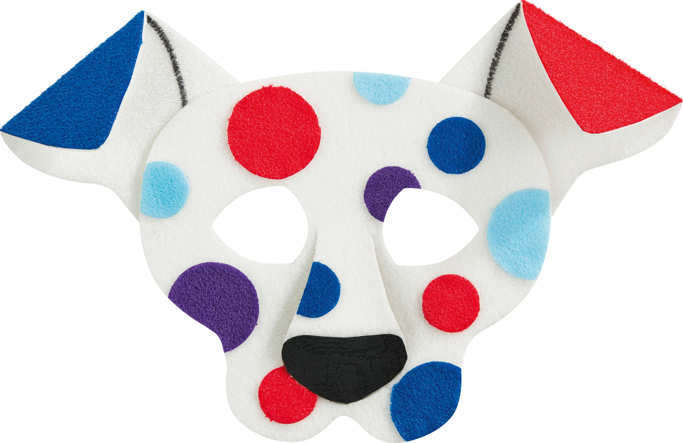 FOLIA Kindermasken 23209 6 Formen ass.