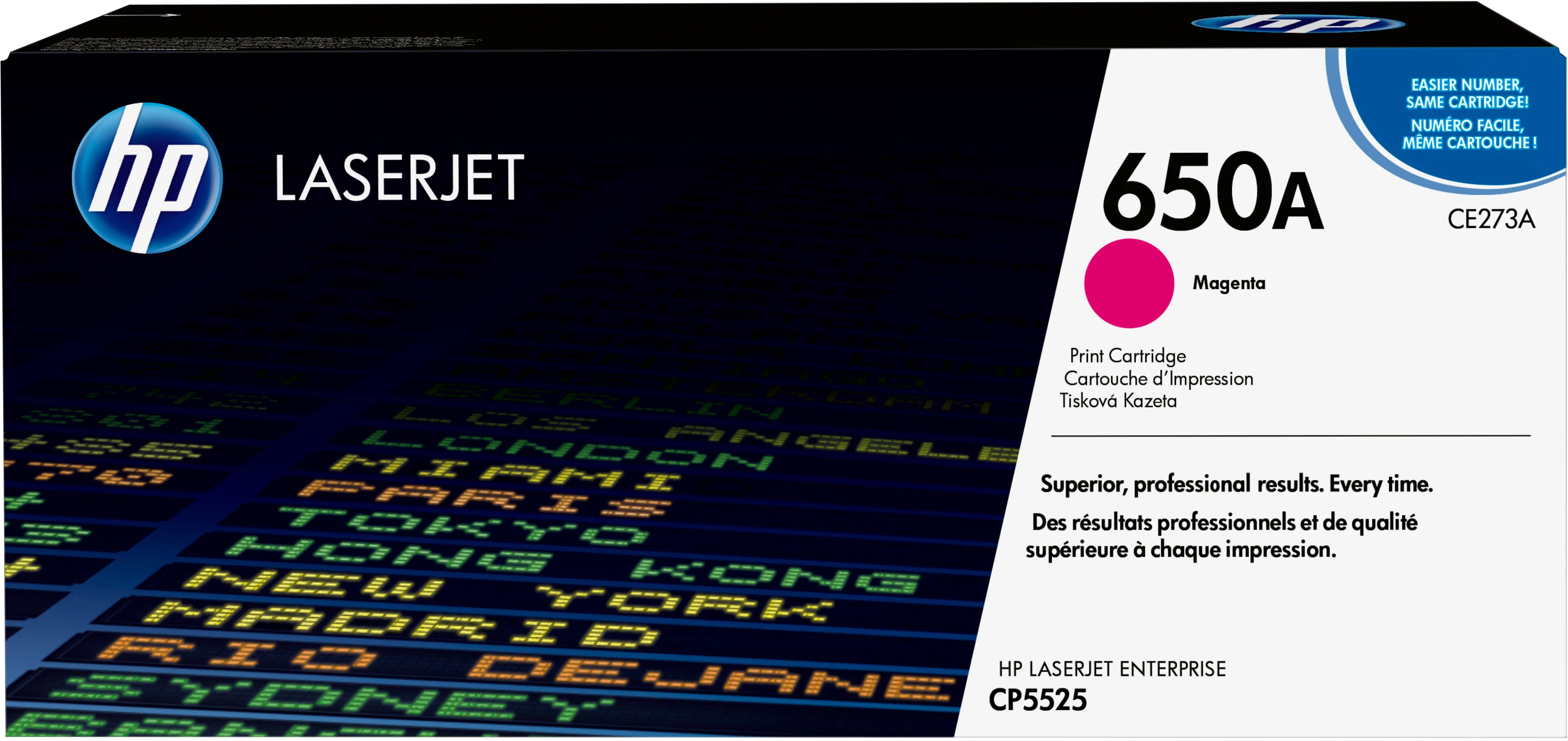 HP Toner-Kartusche magenta (CE273A, 650A)