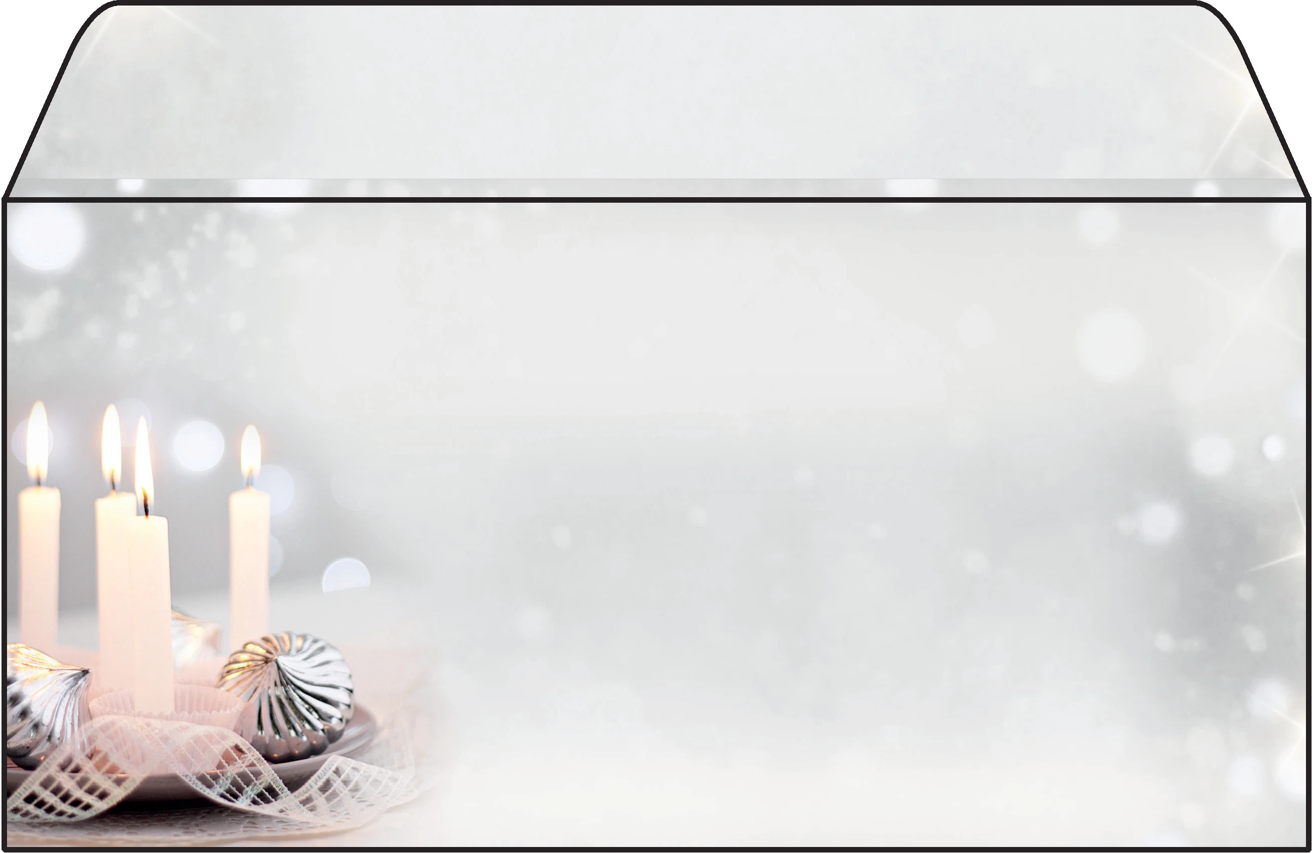 SIGEL Couvert Weihnachten C6/5 DU178 90g,Christmas Silence 50 Stk.