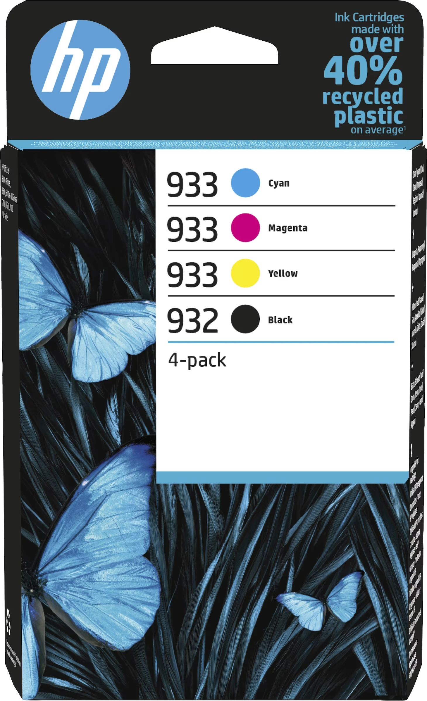 HP Tintenpatrone gelb, magenta, schwarz, cyan (6ZC71AE)