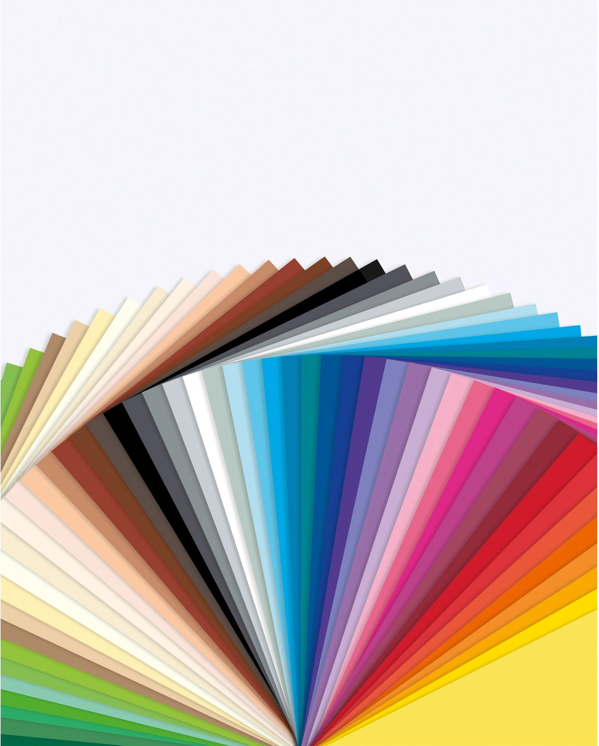 FOLIA Tonzeichenpapier 25x35cm 6725/50 99 130g, assortiert 50 Blatt