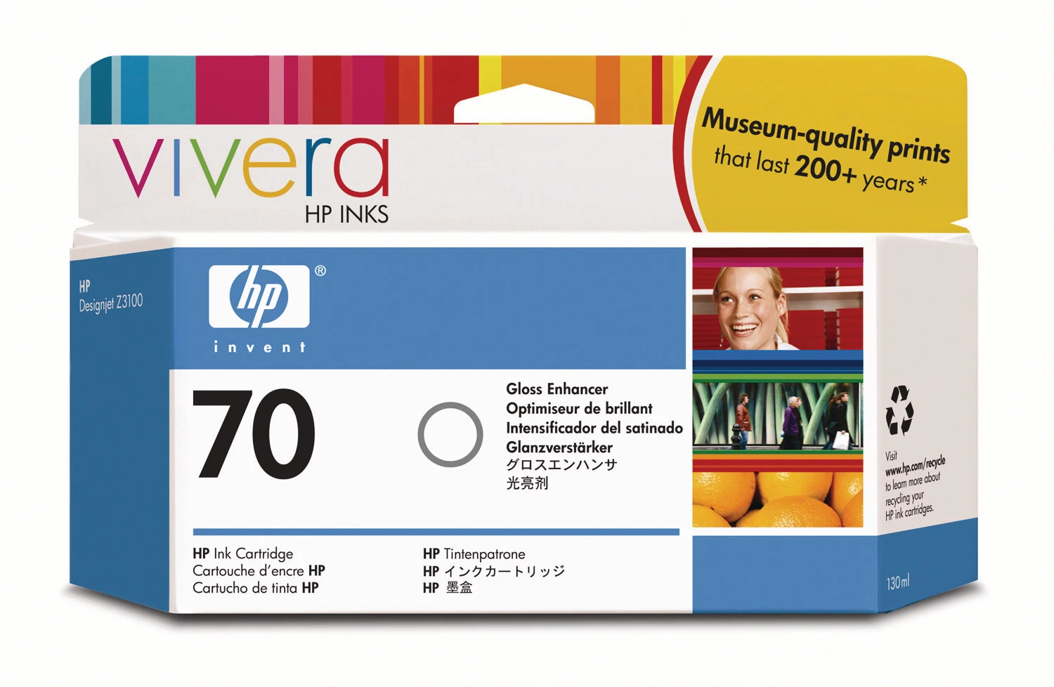 HP Tintenpatrone Gloss Enhancer (C9459A, 70)