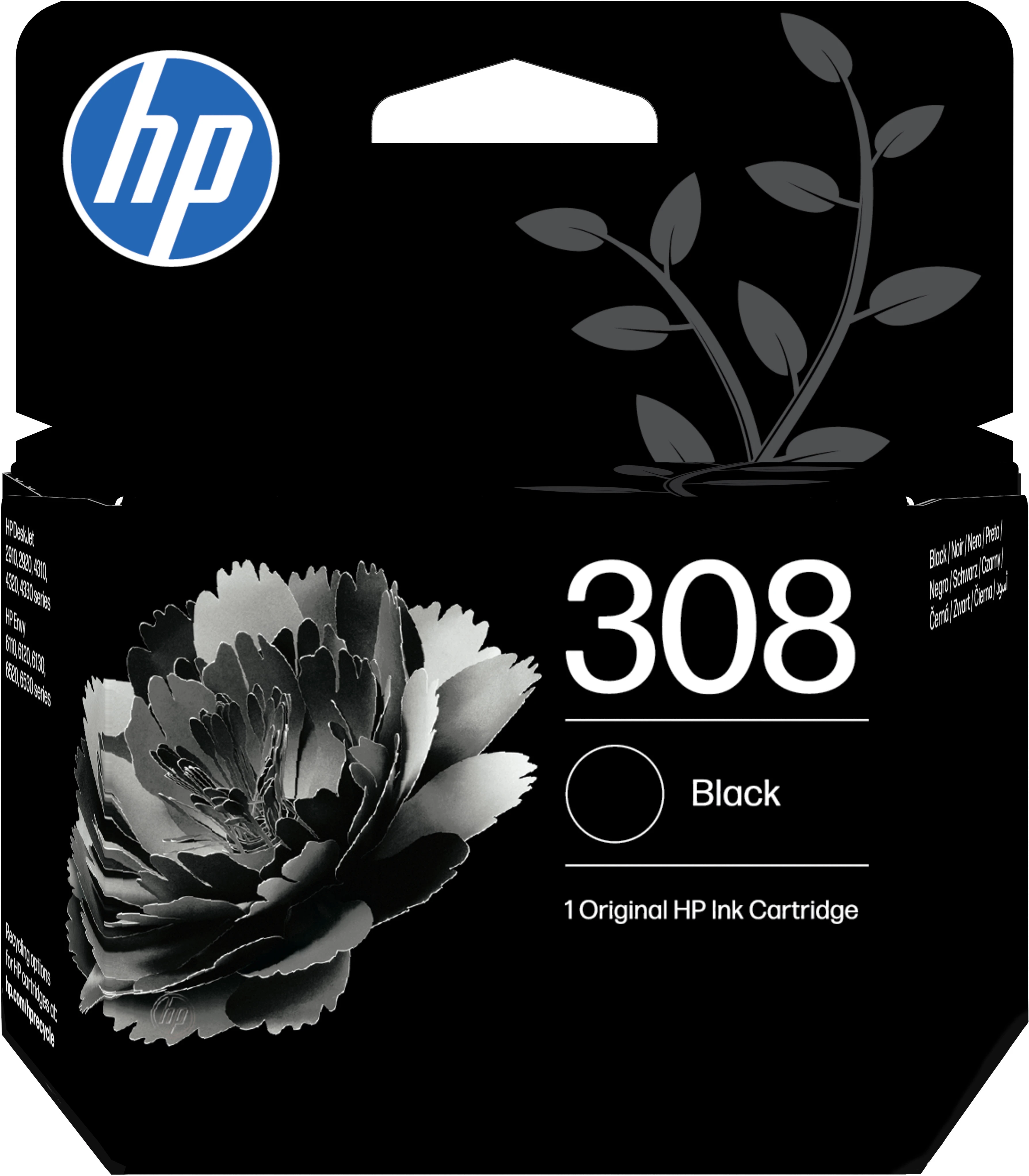 HP Tintenpatrone 308 schwarz 7FP21UE#LS1 Envy 6122e/6520e 160 Seiten