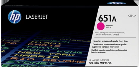 HP Toner-Kartusche magenta (CE343A, 651A)