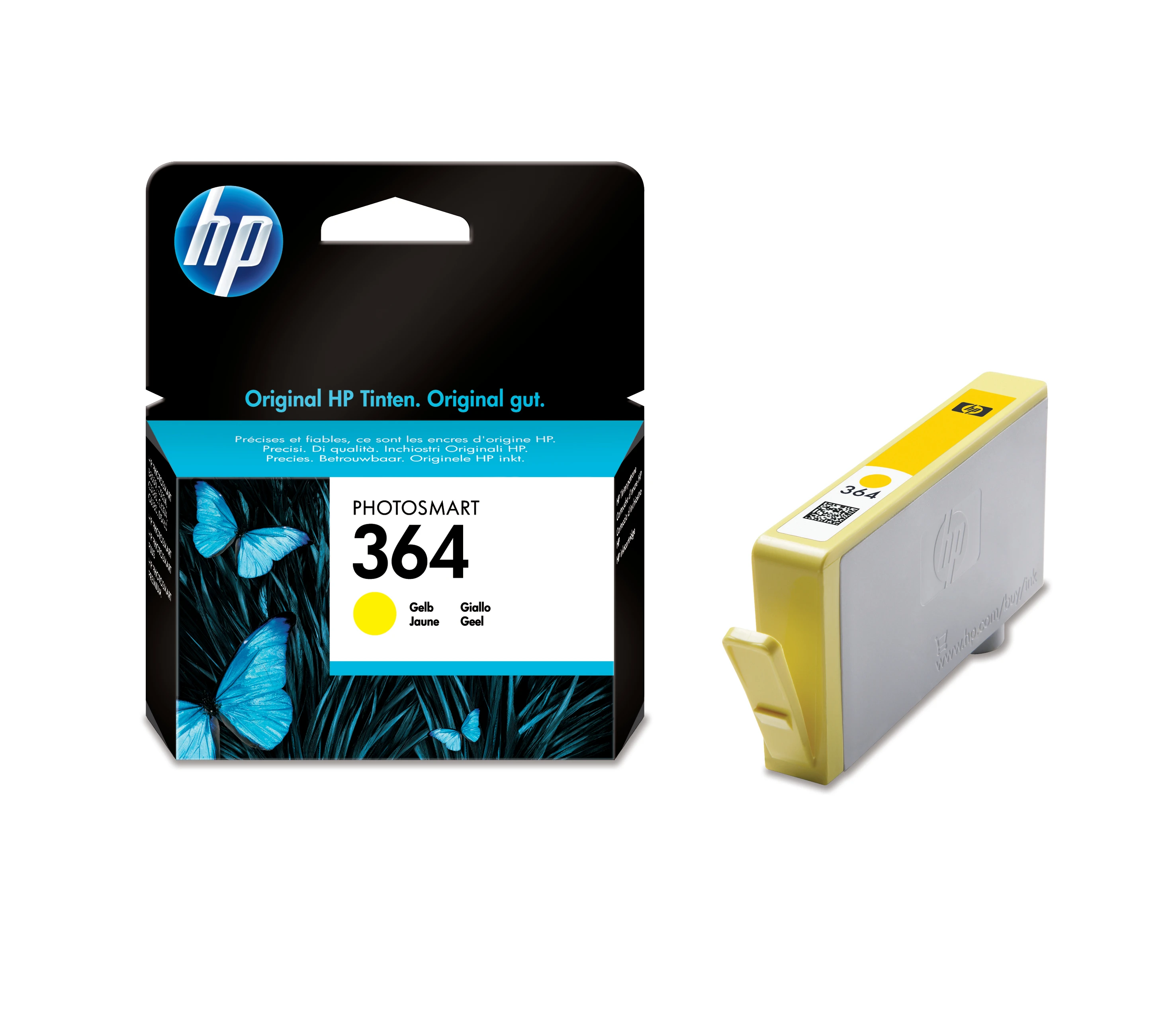 HP Tintenpatrone gelb (CB320EE, 364)