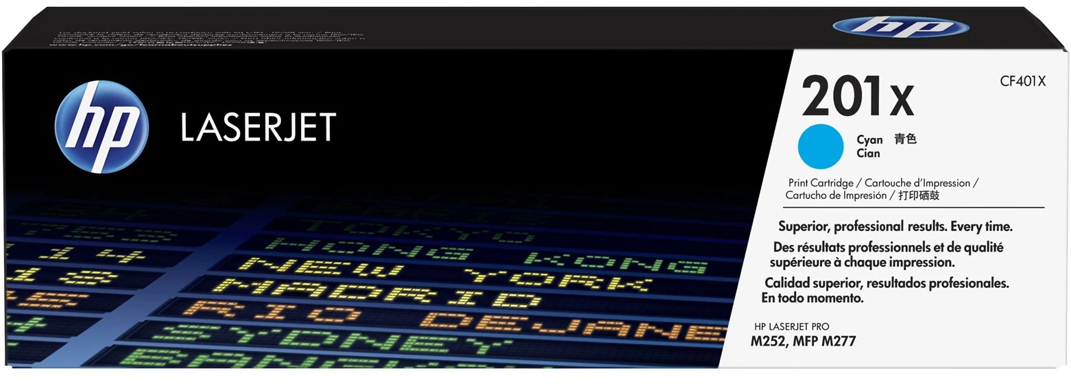 HP Toner-Kartusche cyan HC (CF401X, 201X)