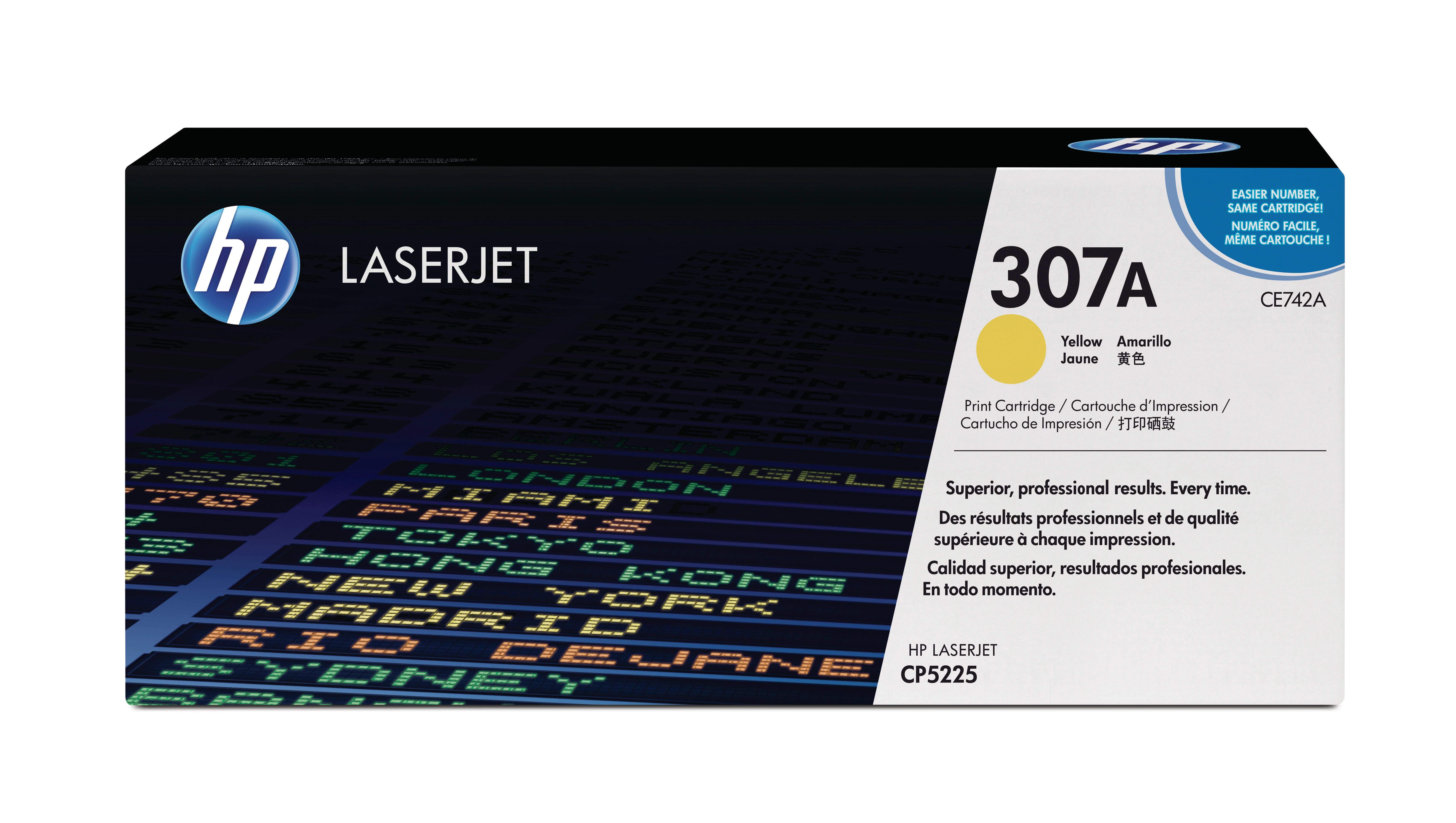 HP Toner-Kartusche gelb (CE742A, 307A)