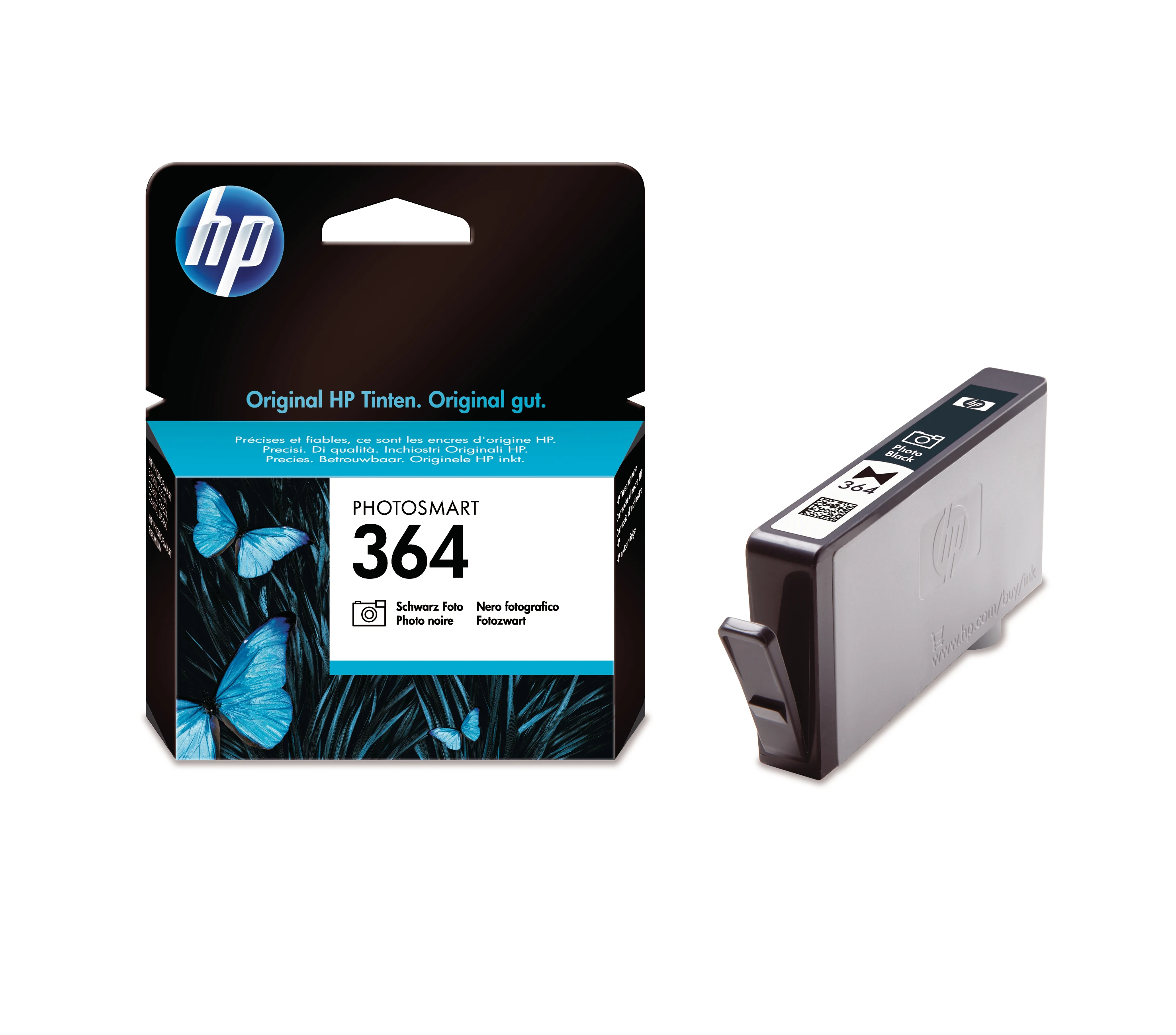 HP Tintenpatrone photo schwarz (CB317EE, 364)