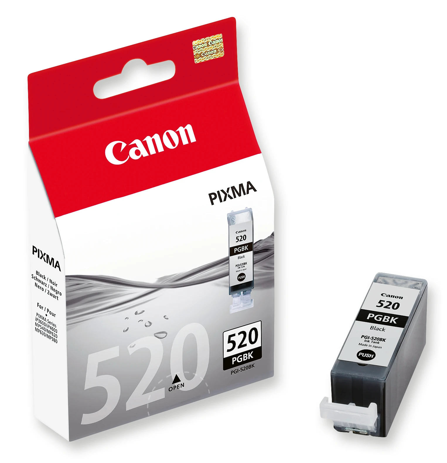Canon Tintenpatrone photo schwarz (2932B001, PGI-520PGBK)
