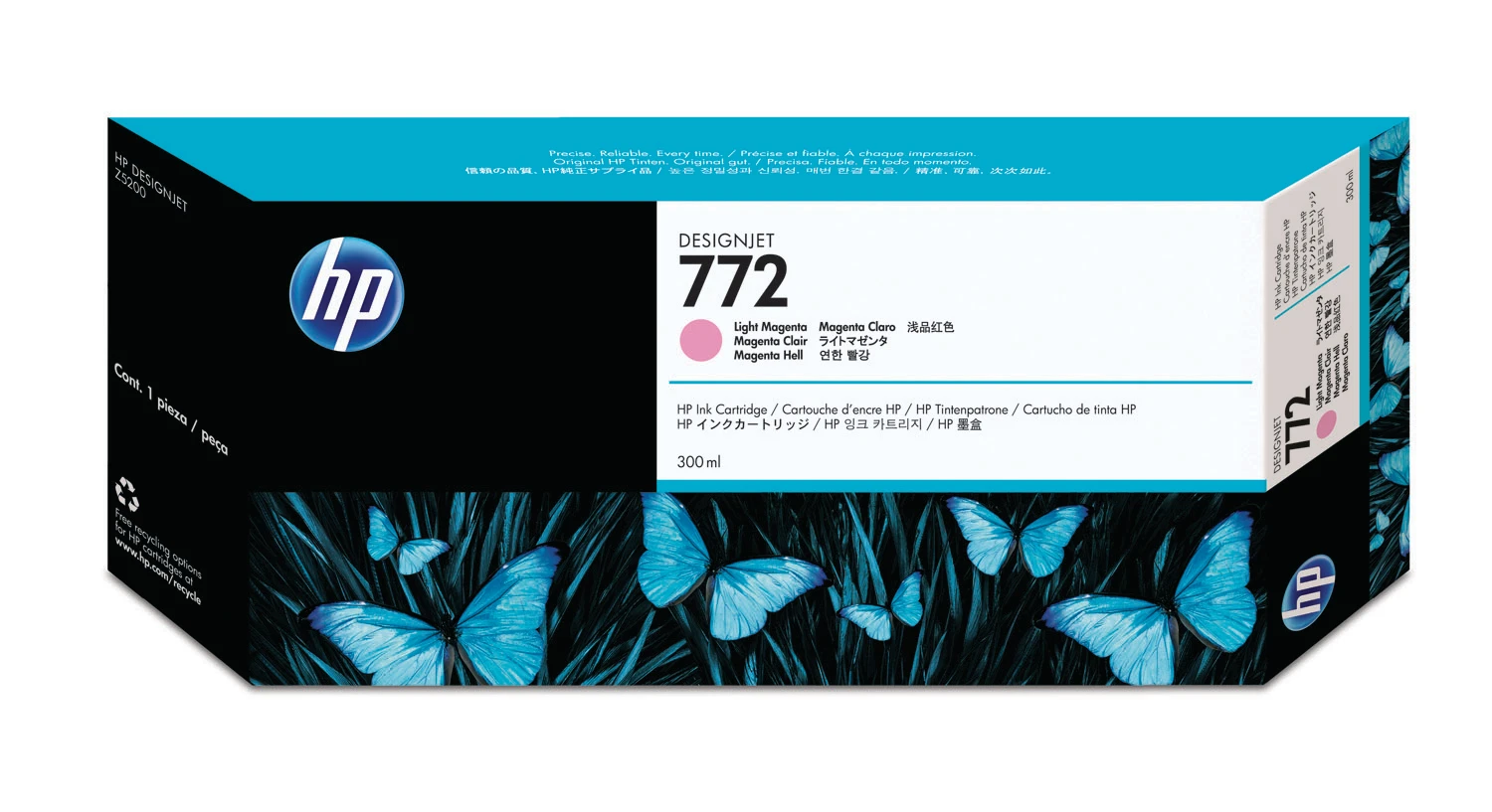 HP Tintendruckkopf magenta light (CN631A, 772)