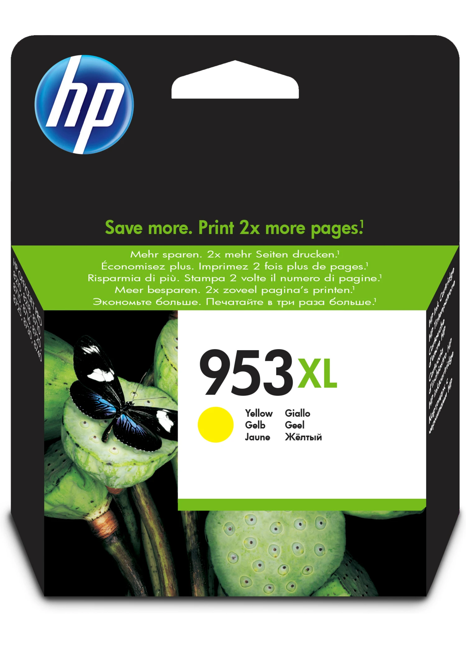 HP Tintenpatrone gelb HC (F6U18AE, 953XL)