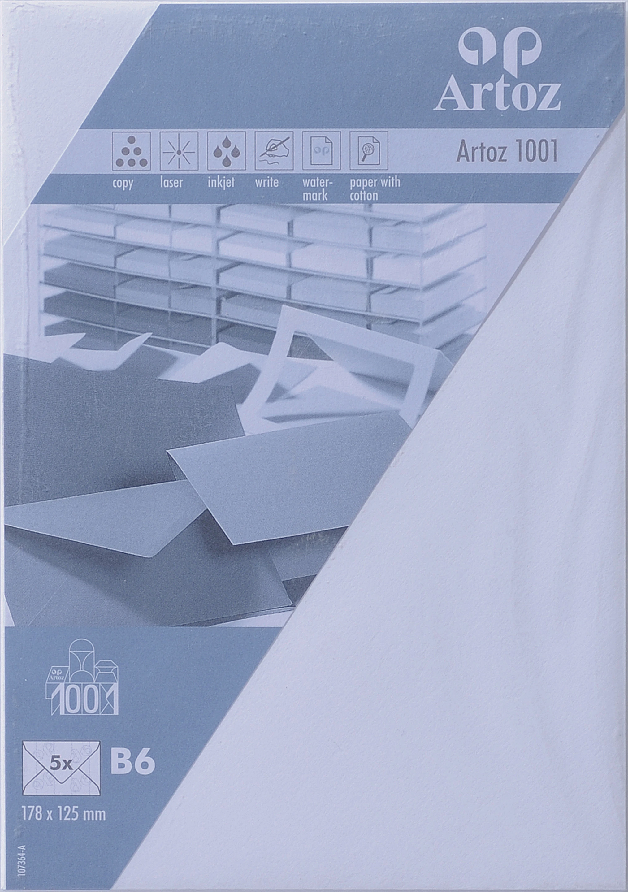 ARTOZ Couverts 1001 B6 107364182 100g, blütenweiss 5 Stück