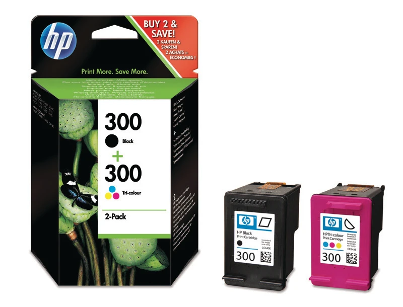 HP Tintendruckkopf cyan/magenta/gelb, schwarz (CN637EE, 300)