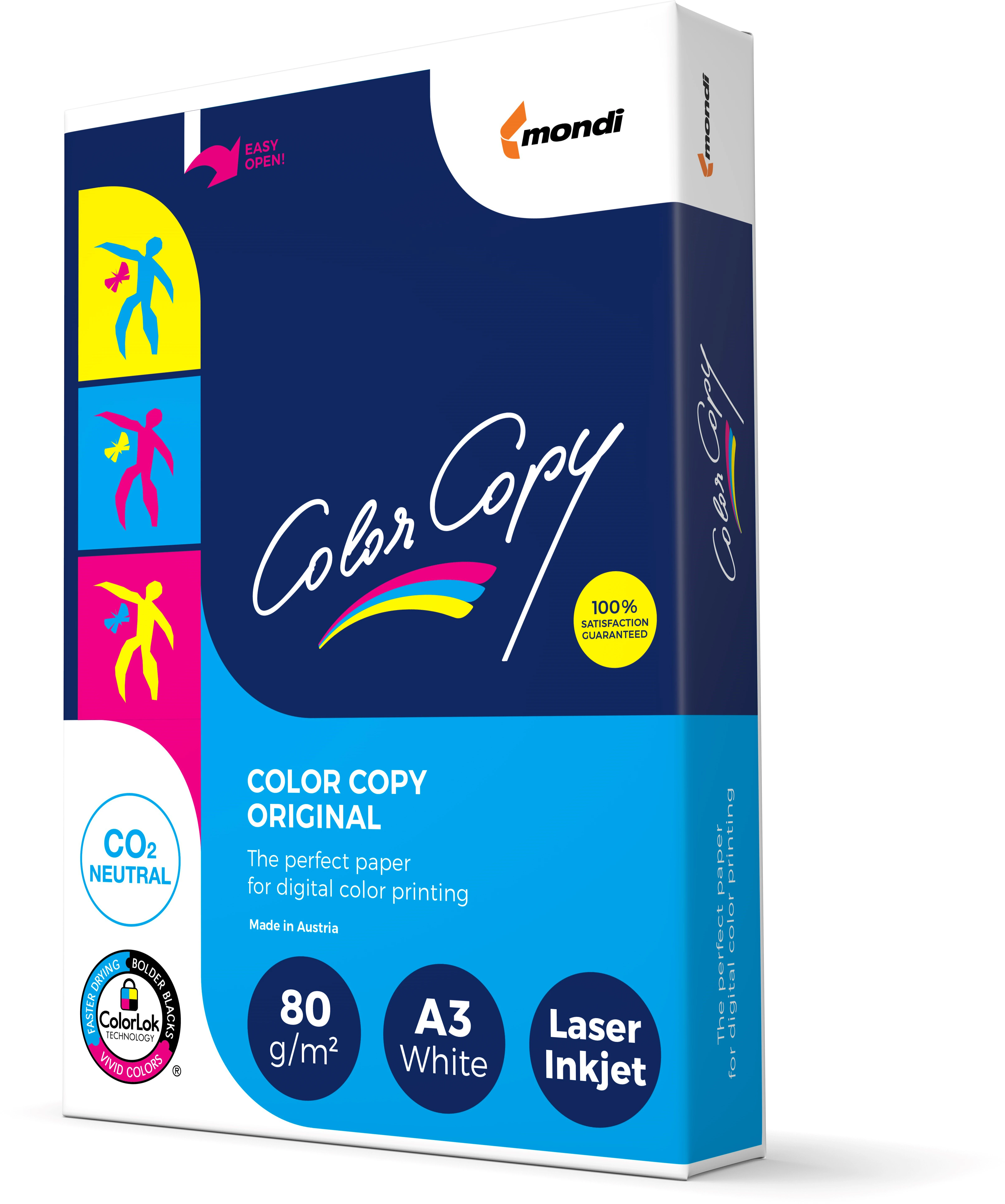 COLOR COPY Kopierpapier A3 88268711 80g, weiss, Satin 500 Blatt