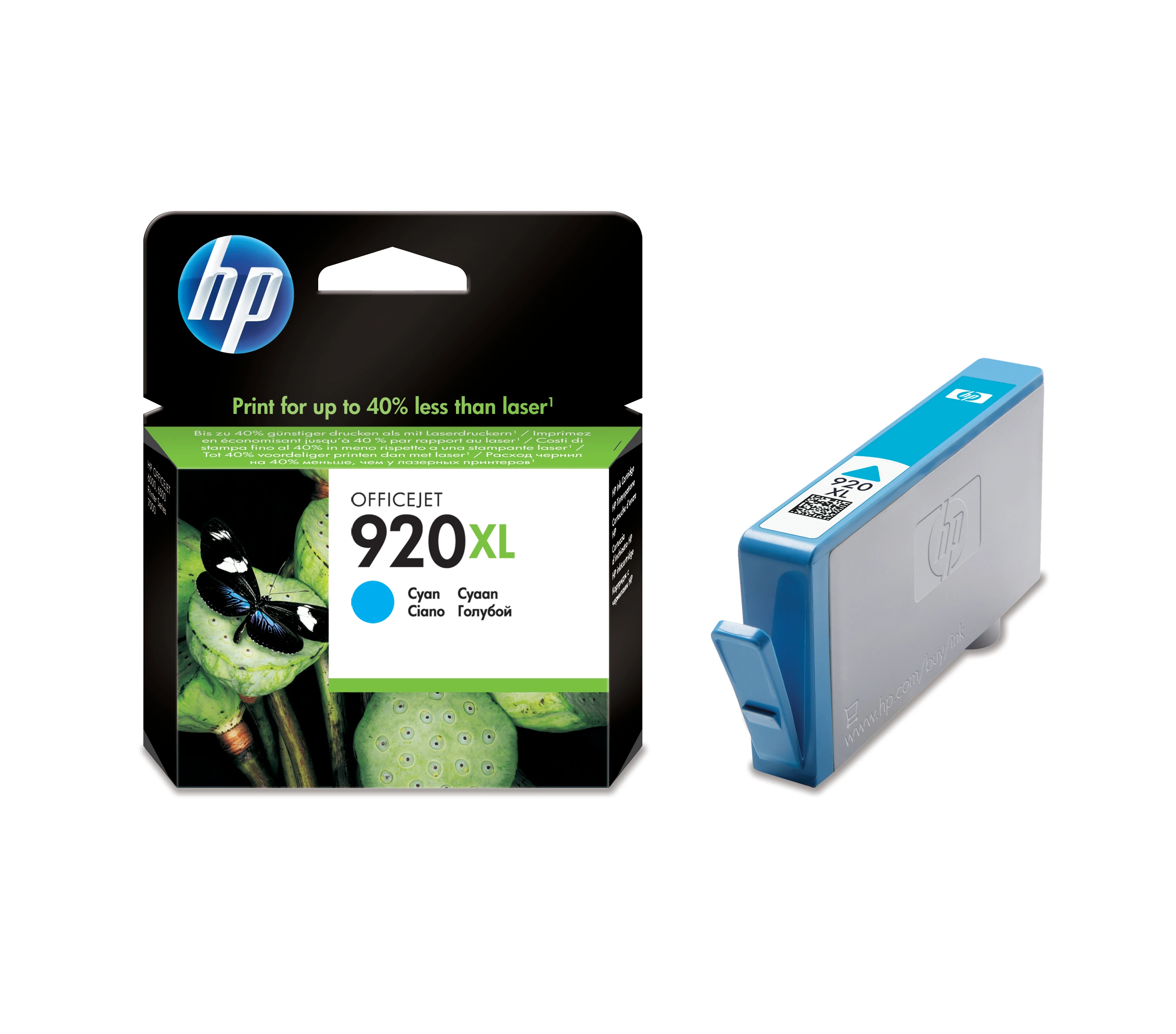 HP Tintenpatrone cyan HC (CD972AE, 920XL)