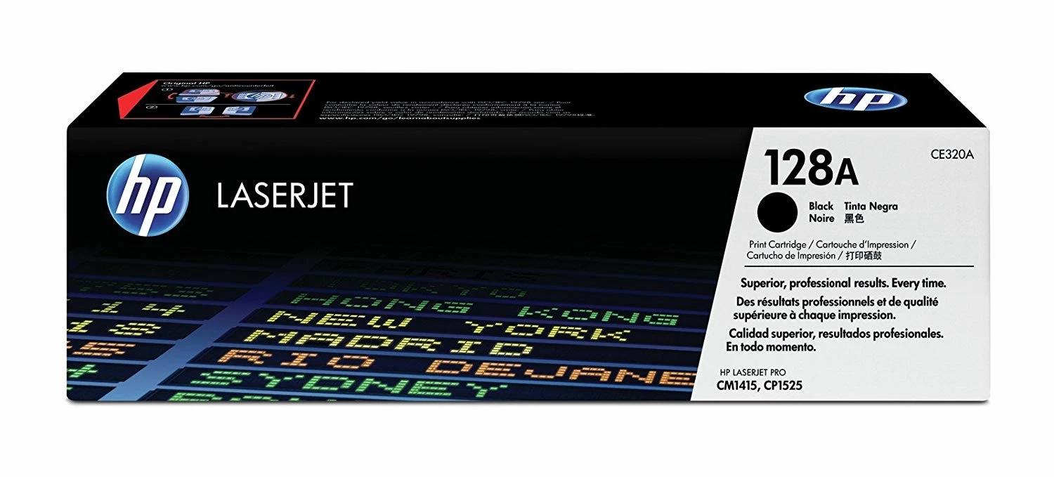 HP Toner-Kartusche schwarz (CE320A, 128A)