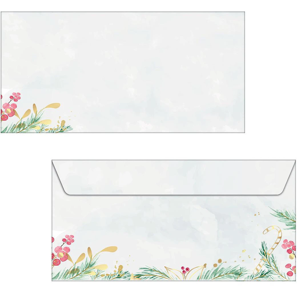 SIGEL Couvert Weihnachten C6/5 DU608 90g, Magic Watercolor 25 Stk.