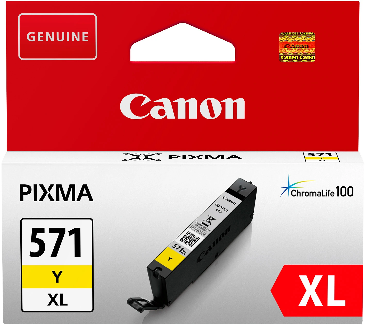 Canon Tintenpatrone gelb HC (0334C001, CLI-571XLY)