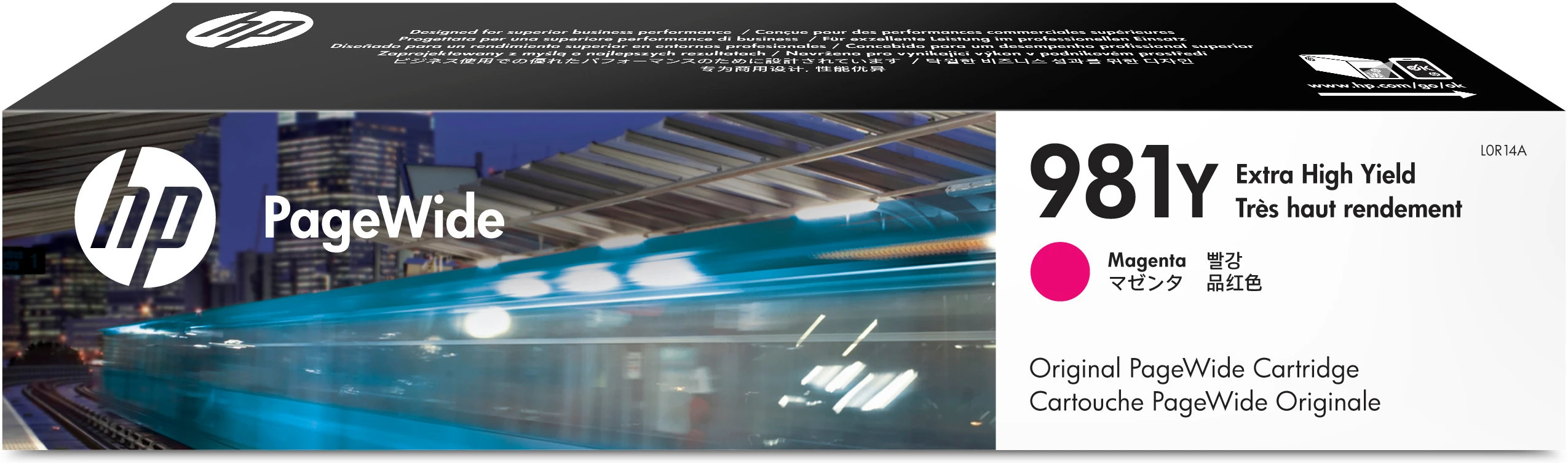 HP Tintenpatrone magenta HC plus (L0R14A, 981Y)